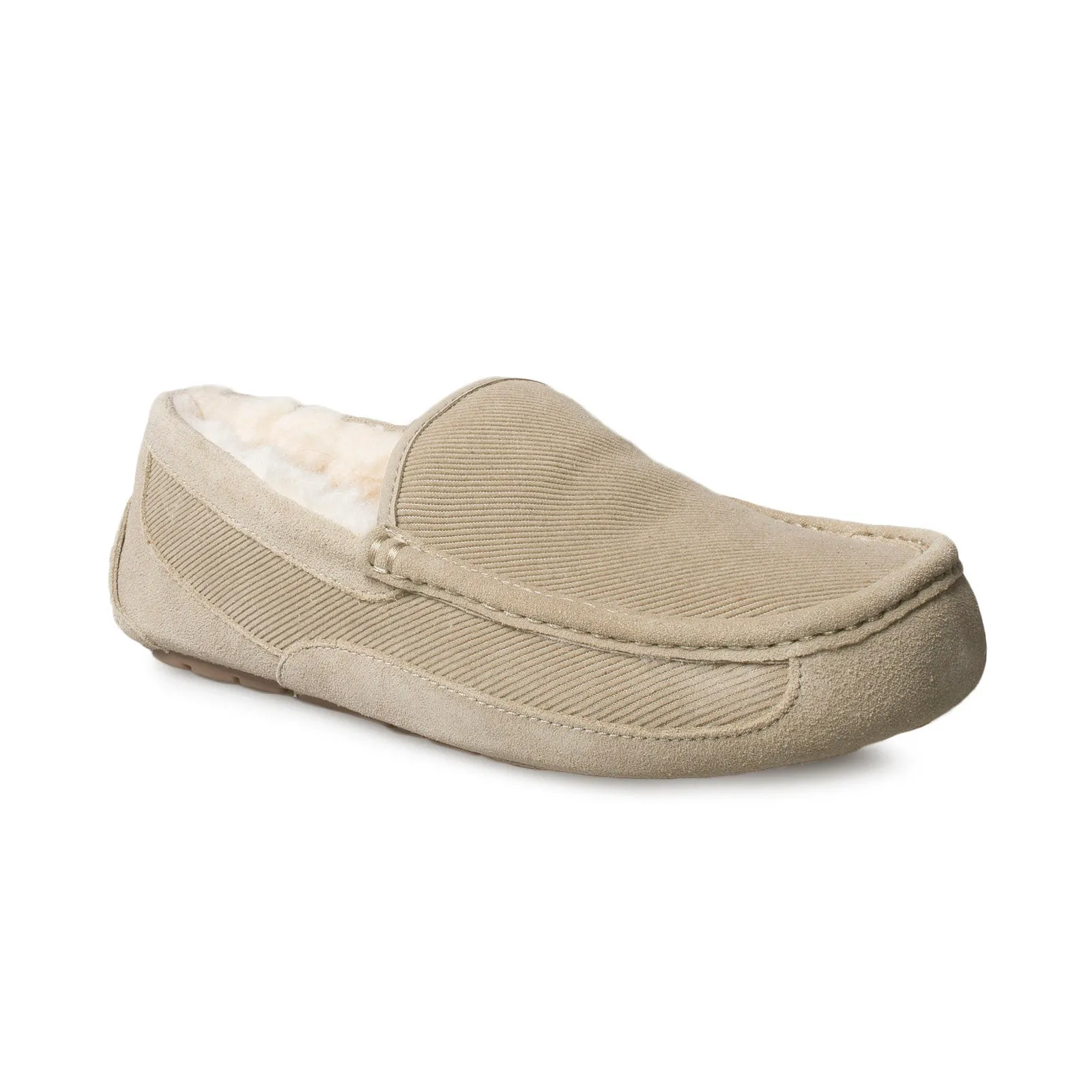 UGG Ascot Corduroy Men's Slippers - Dune