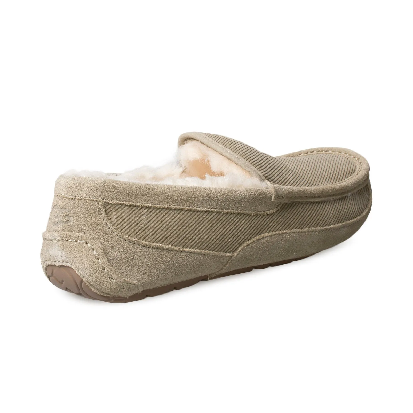 UGG Ascot Corduroy Men's Slippers - Dune