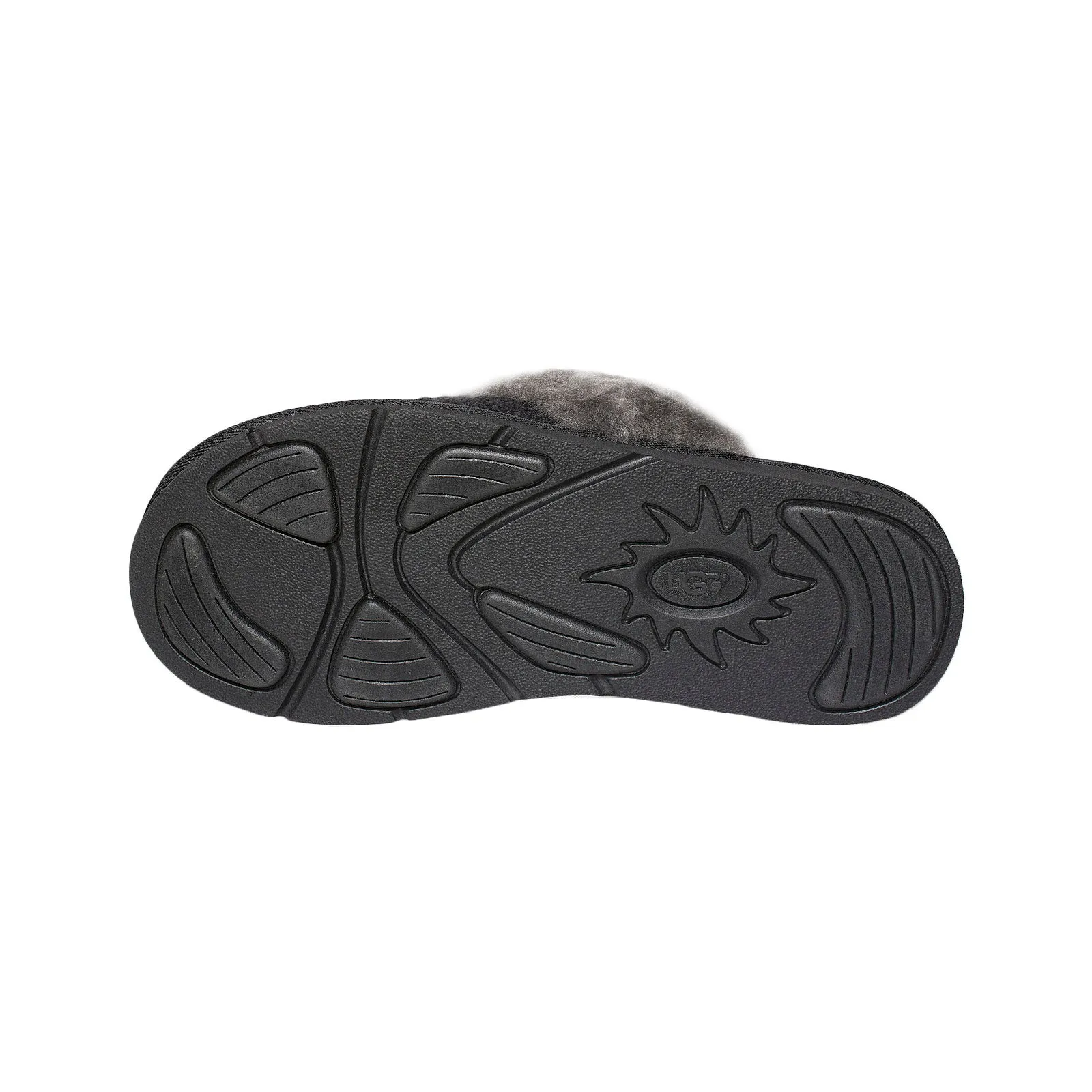 UGG Black Slippers - Cozy Knit Women's