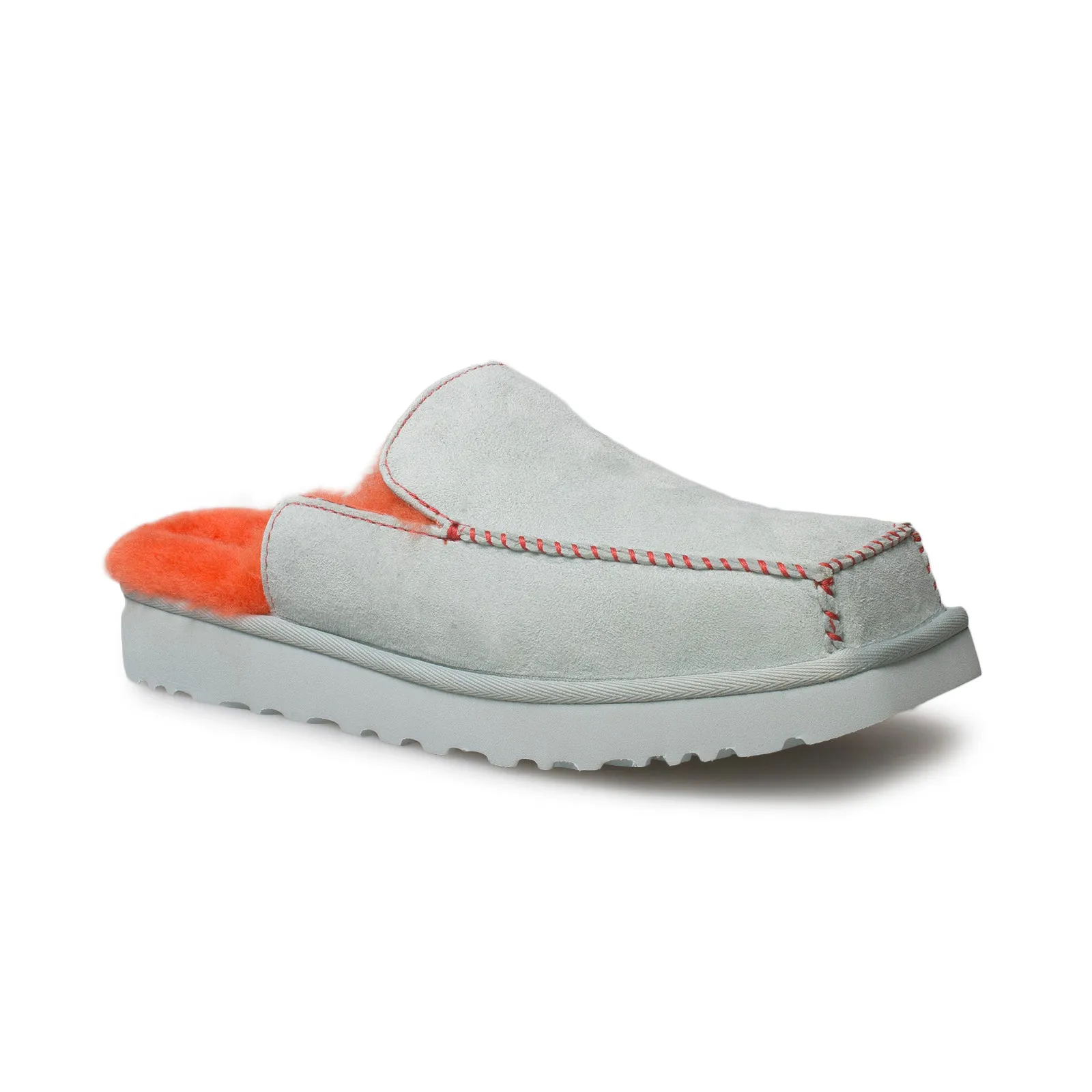 UGG Eckhaus Latta Women's Block Slide Shoes - Sky Grey Mandarin Orange