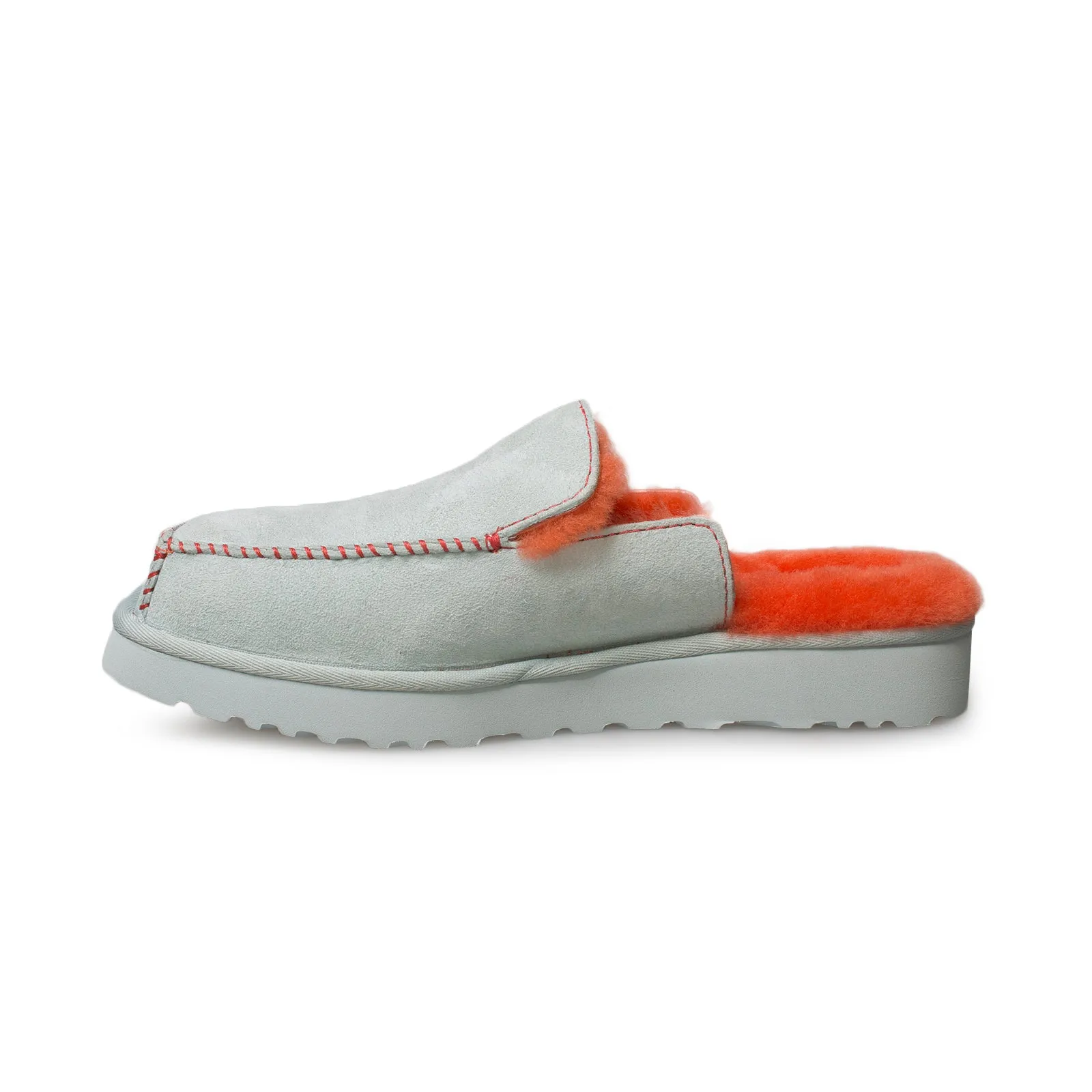 UGG Eckhaus Latta Women's Block Slide Shoes - Sky Grey Mandarin Orange