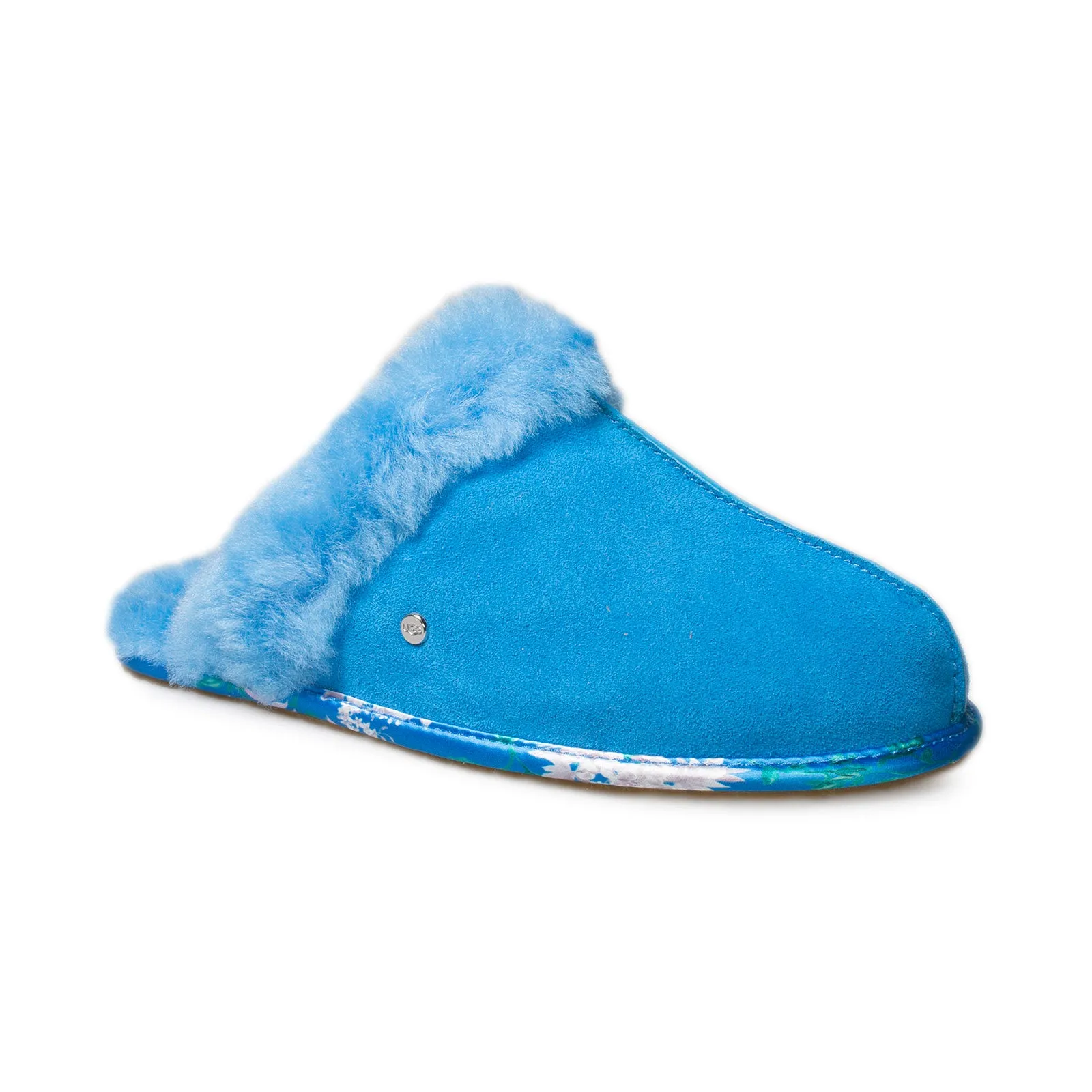 UGG Floral Blue Aster Slippers for Women