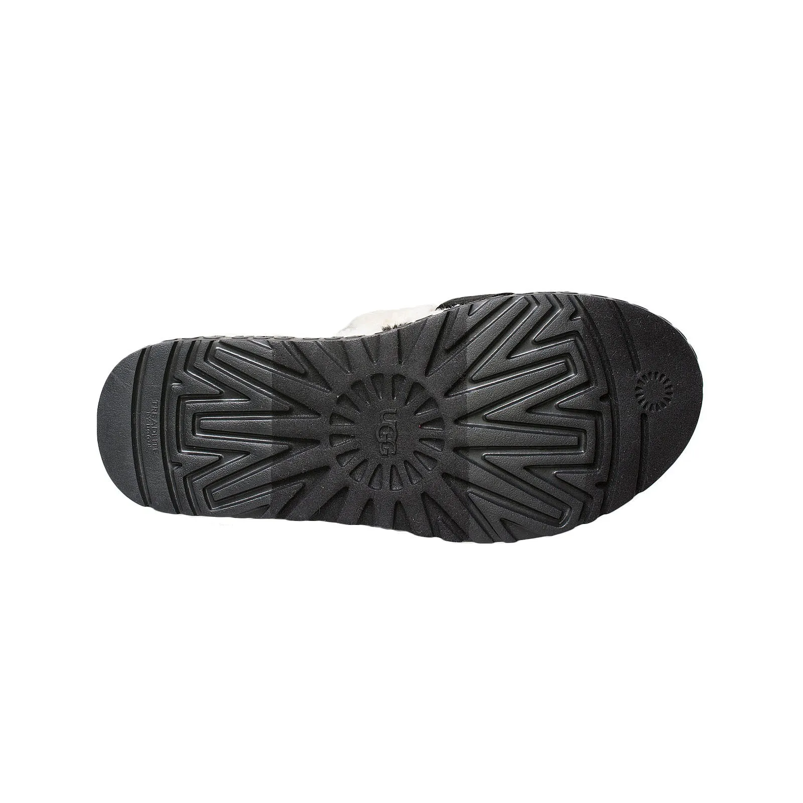 Ugg Fluffita Cali Collage Slippers - Women's Black Grey