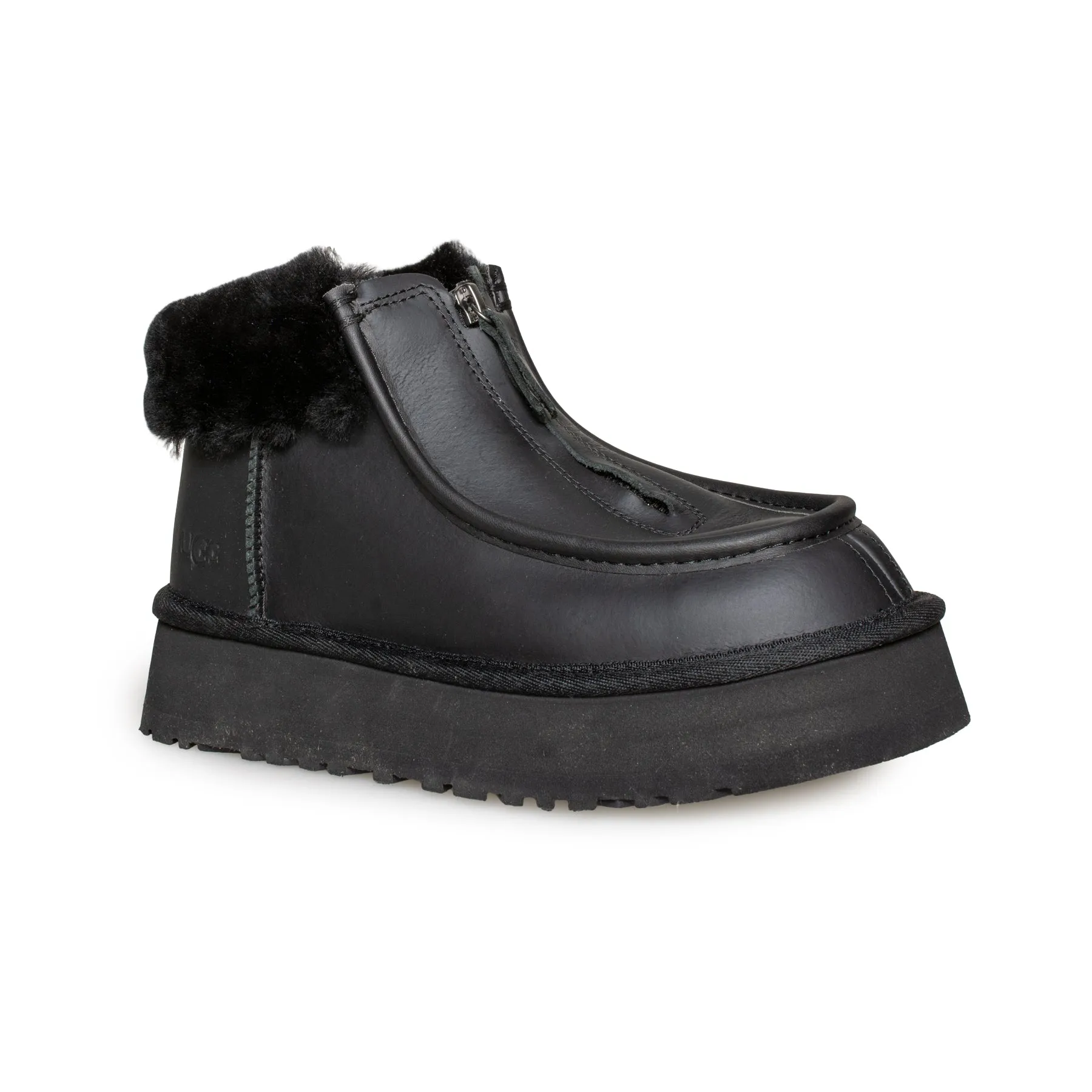 UGG Funkette Ultra Matte Black Boots Women