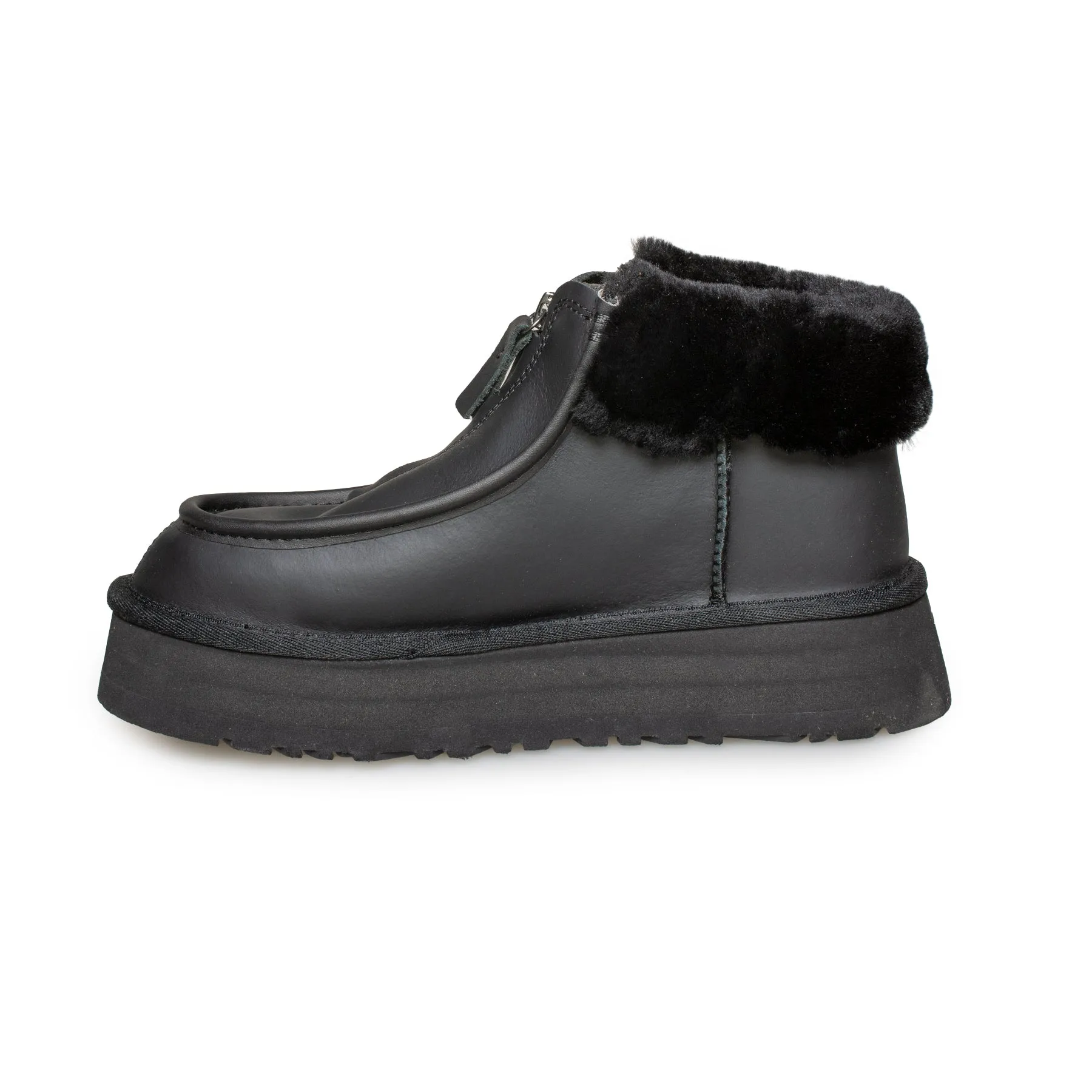 UGG Funkette Ultra Matte Black Boots Women