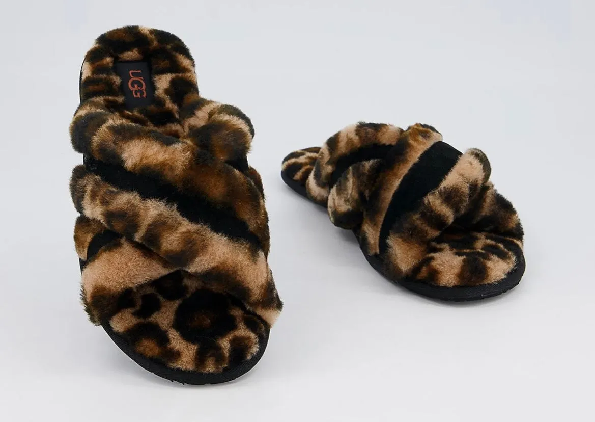 Ugg leopard print slipper