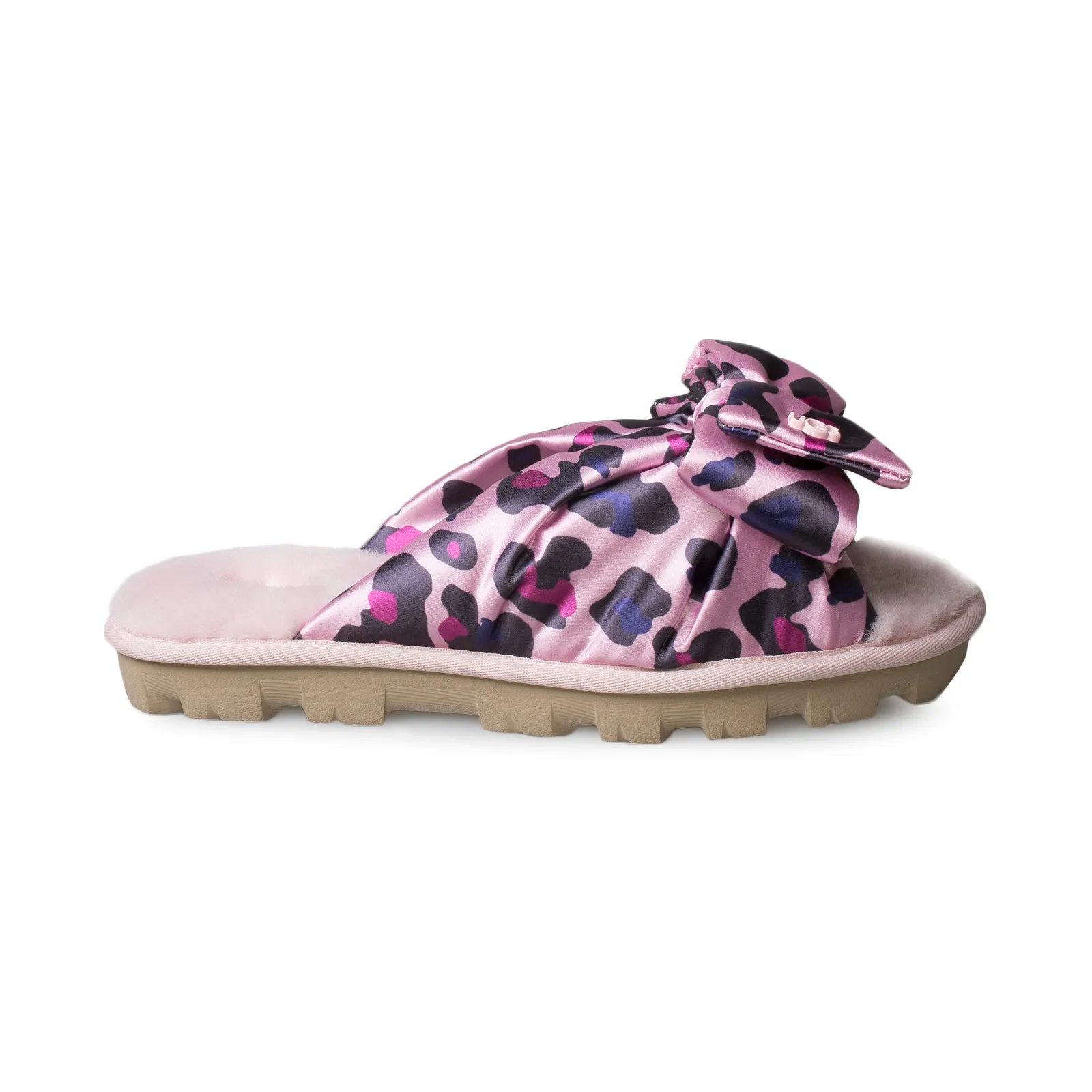 UGG leopard puffer slippers - women's