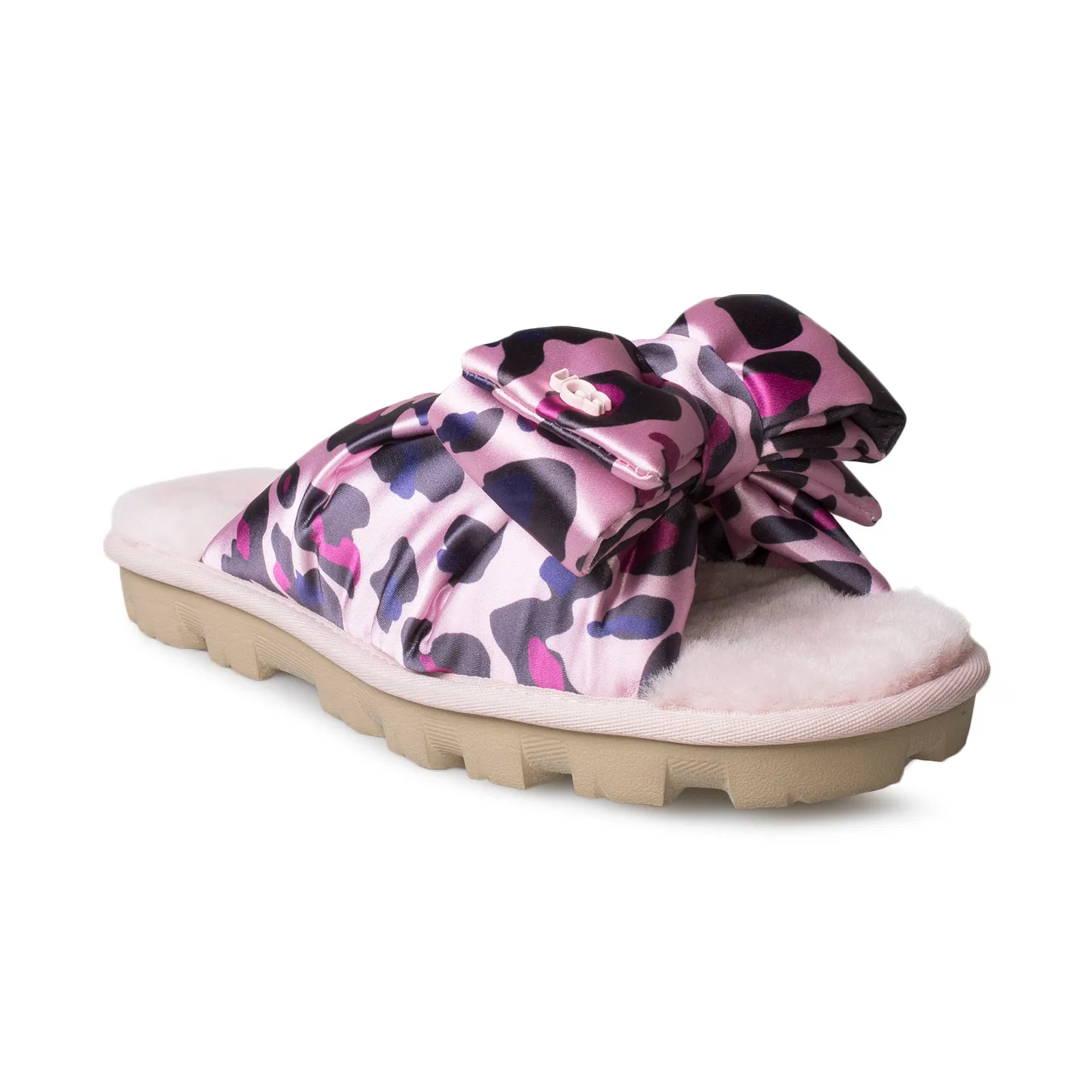 UGG leopard puffer slippers - women's