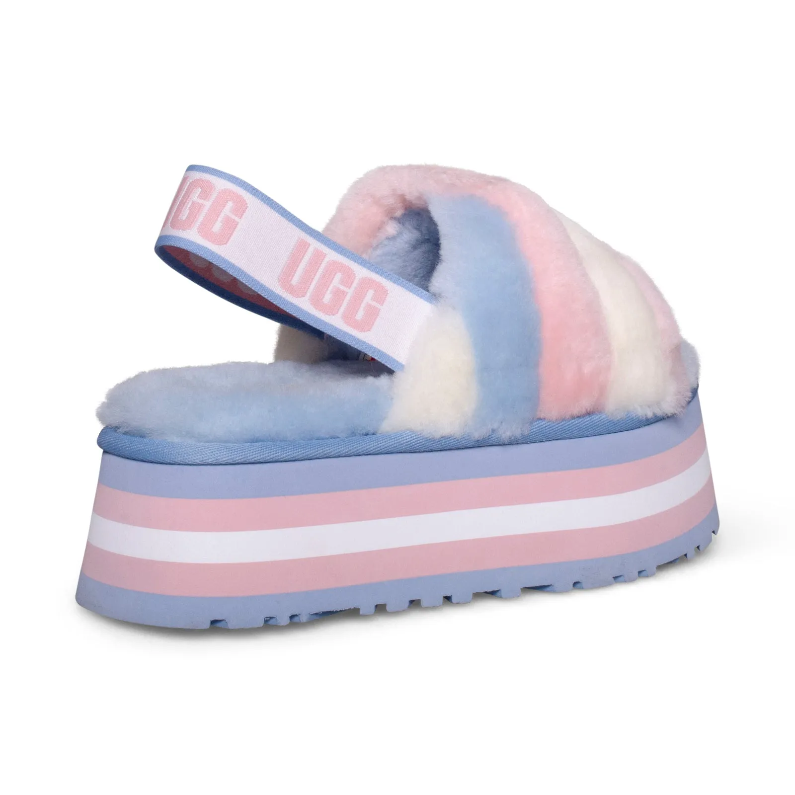 UGG Pride Slides for Women - Disco Stripe Combo