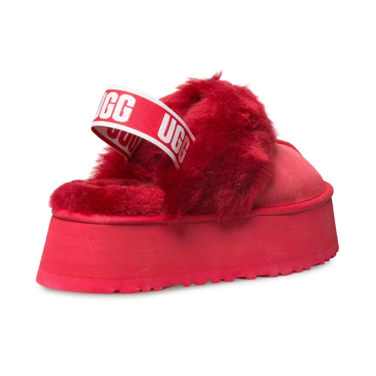 UGG Ribbon Red Slippers for Women