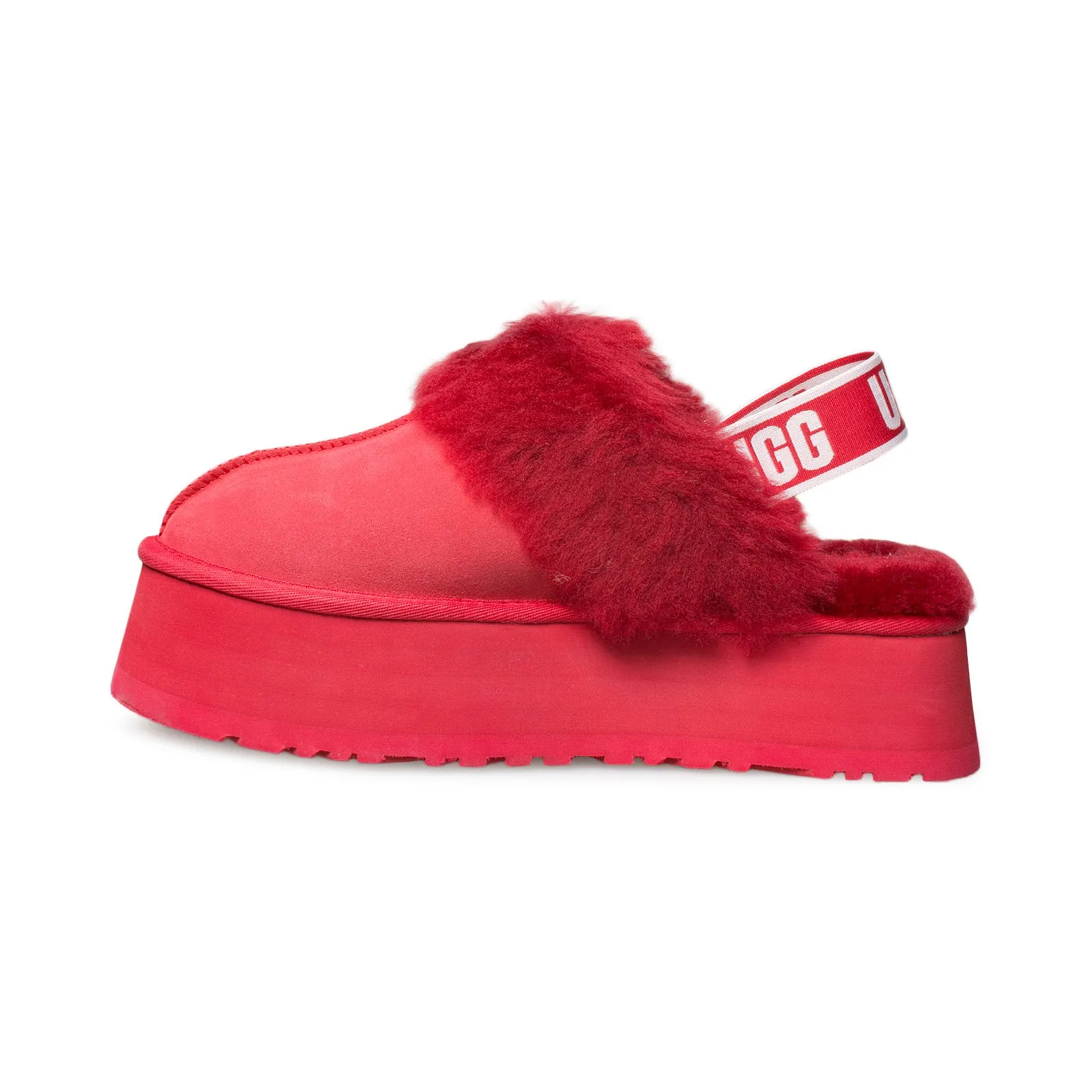 UGG Ribbon Red Slippers for Women