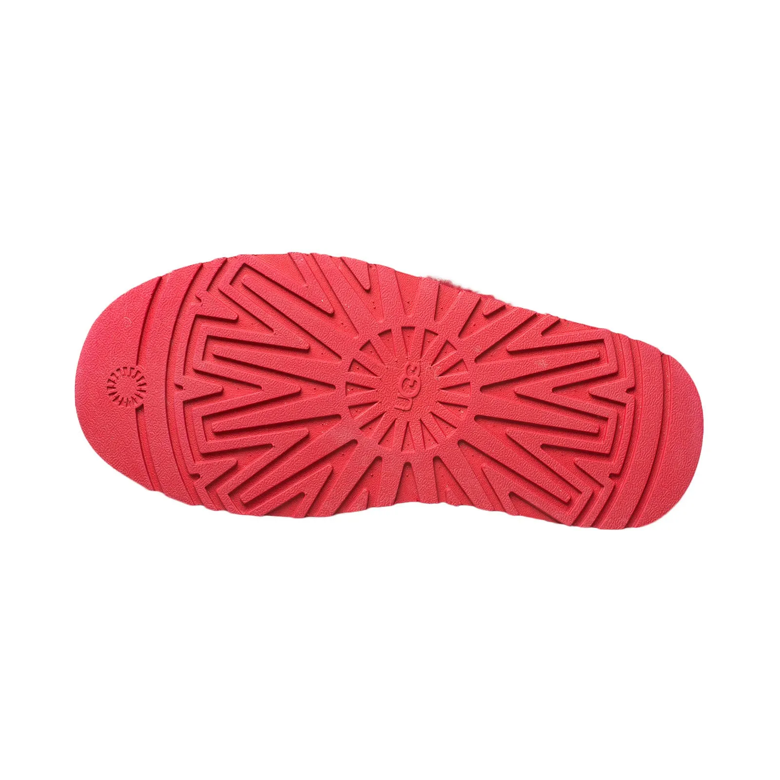 UGG Ribbon Red Slippers for Women