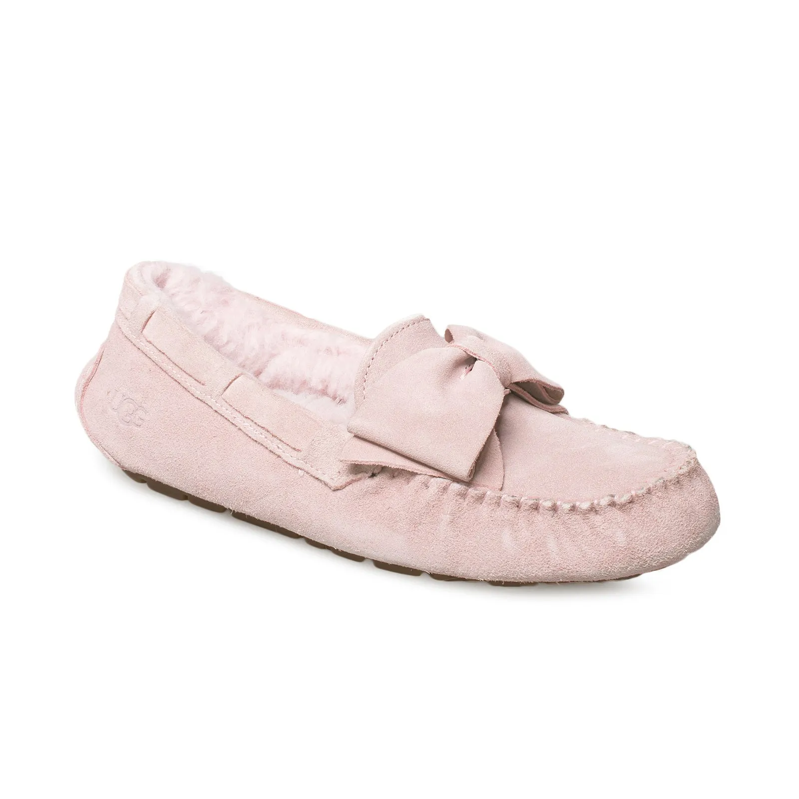 UGG Suede Bow Pink Crystal Women's Slippers