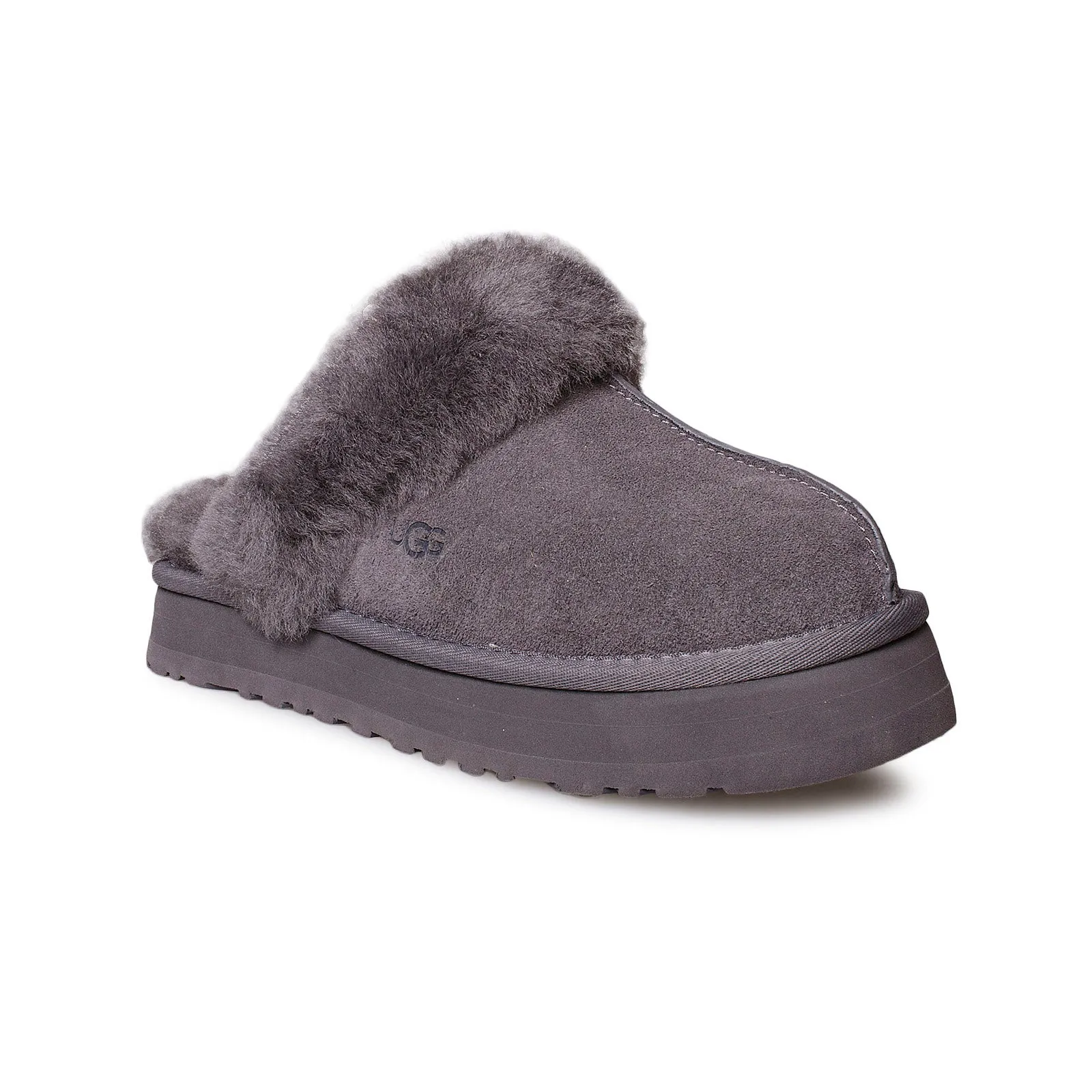 UGG Women's Charcoal Disquette Slippers