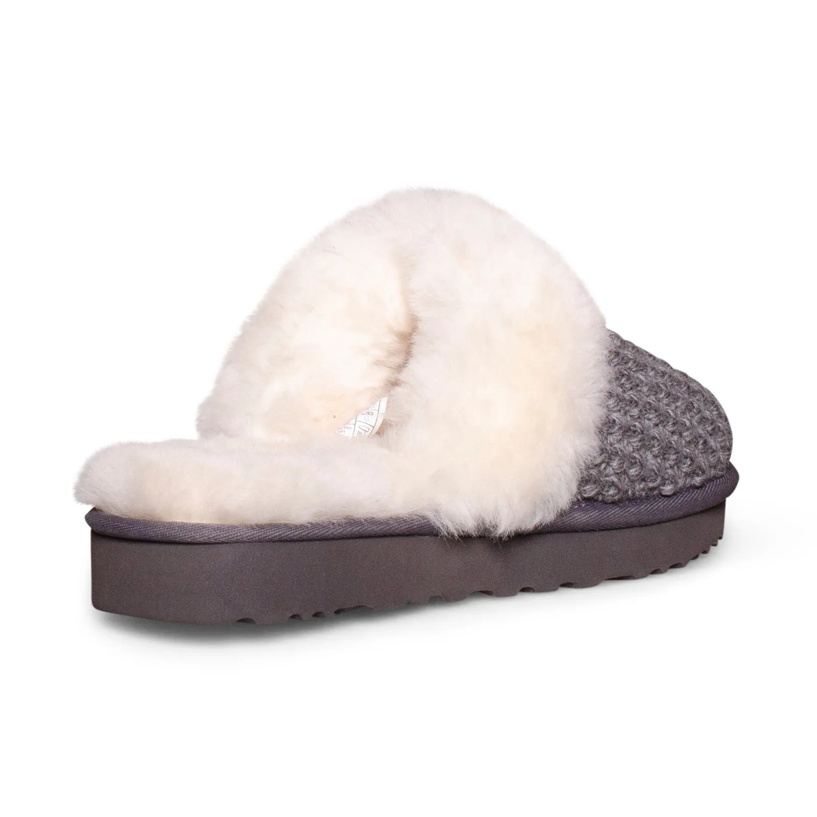 UGG women's charcoal knit slippers