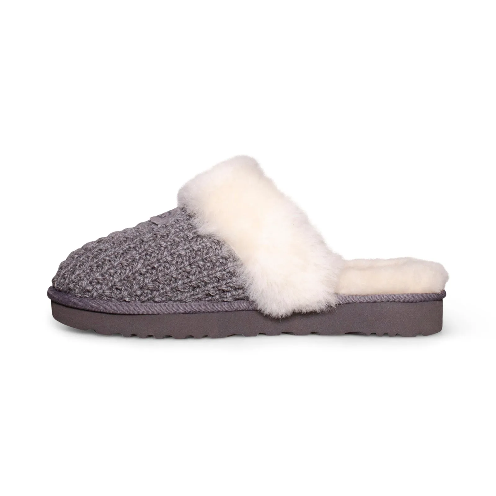 UGG women's charcoal knit slippers