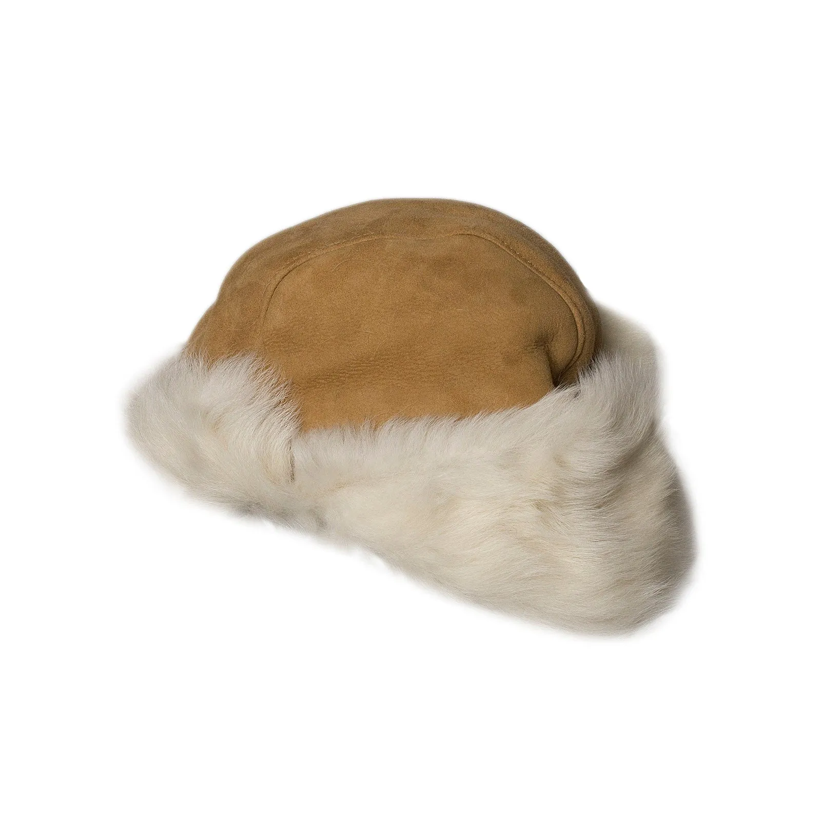 UGG Women's Chestnut Long Pile Sheepskin Trapper Hat