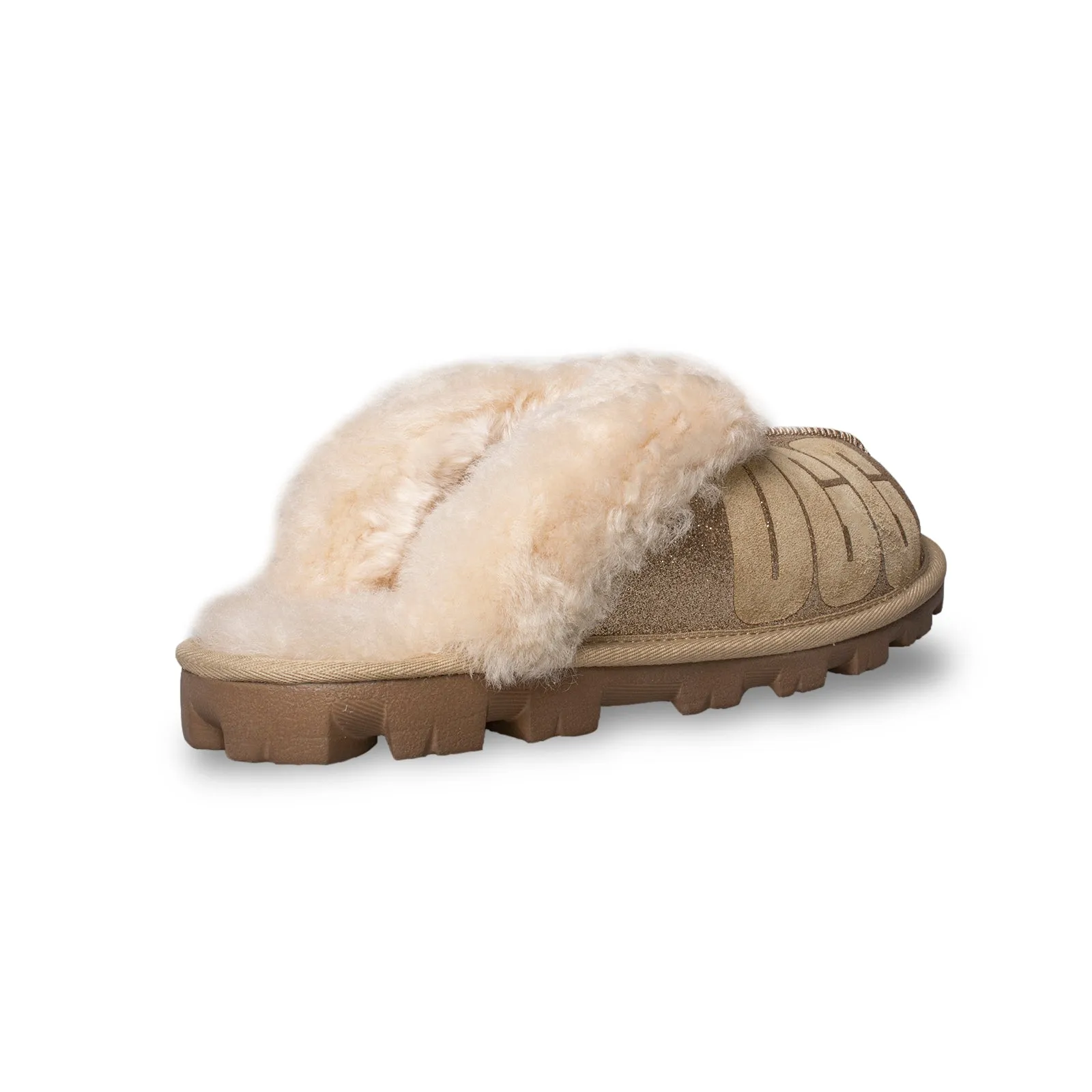 UGG Women's Gold Sparkle Coquette Slippers