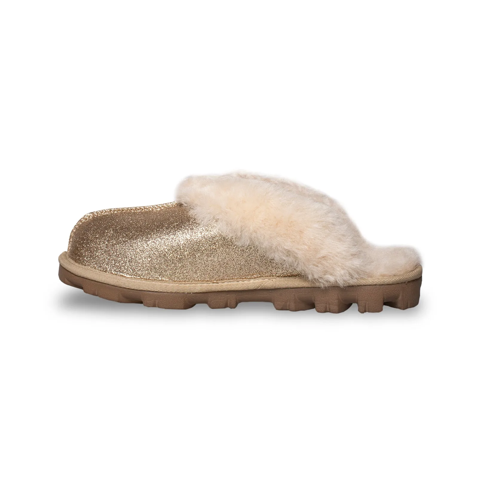 UGG Women's Gold Sparkle Coquette Slippers