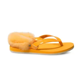 UGG Women's Orange Zinnia Flip Flops - LaaLaa Series