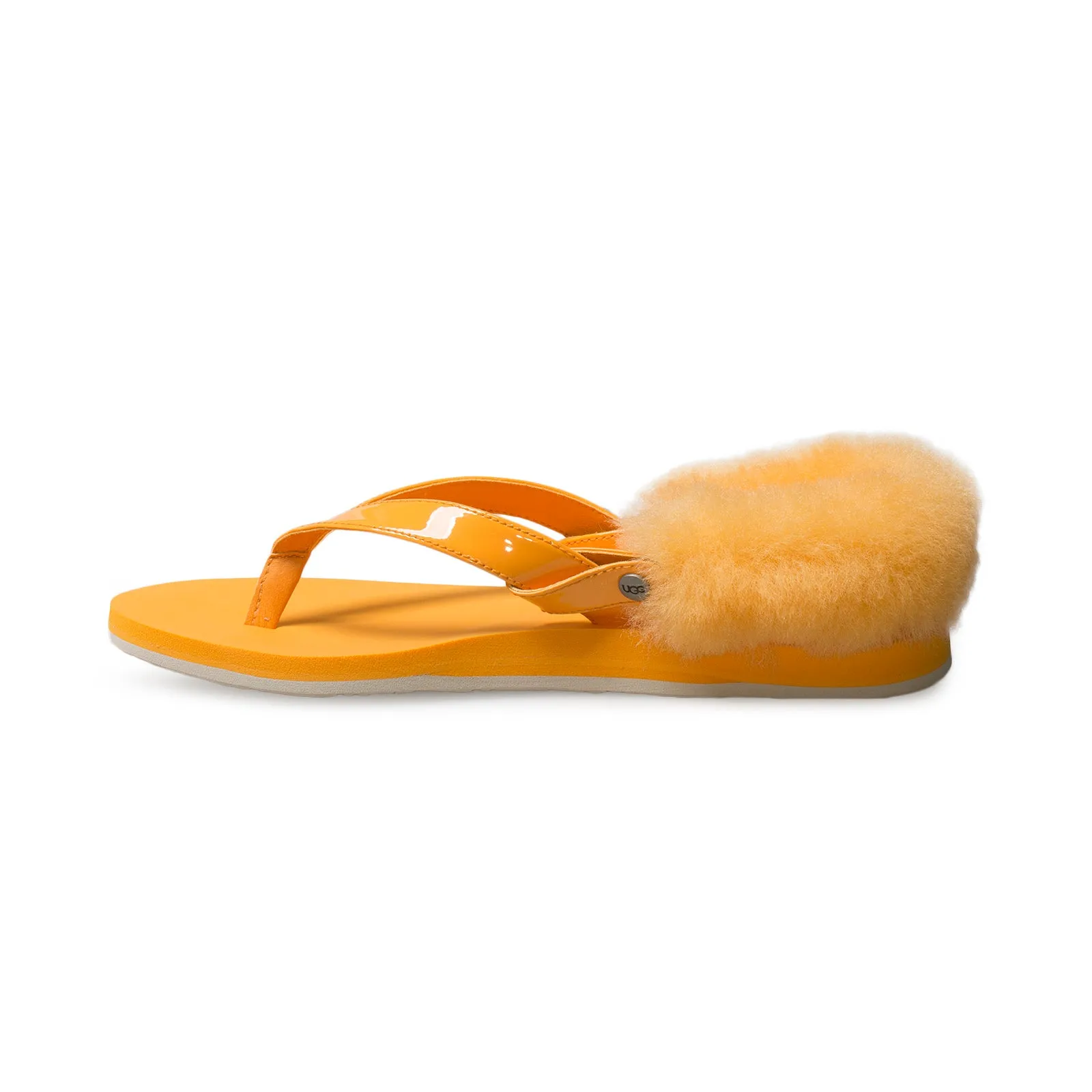 UGG Women's Orange Zinnia Flip Flops - LaaLaa Series