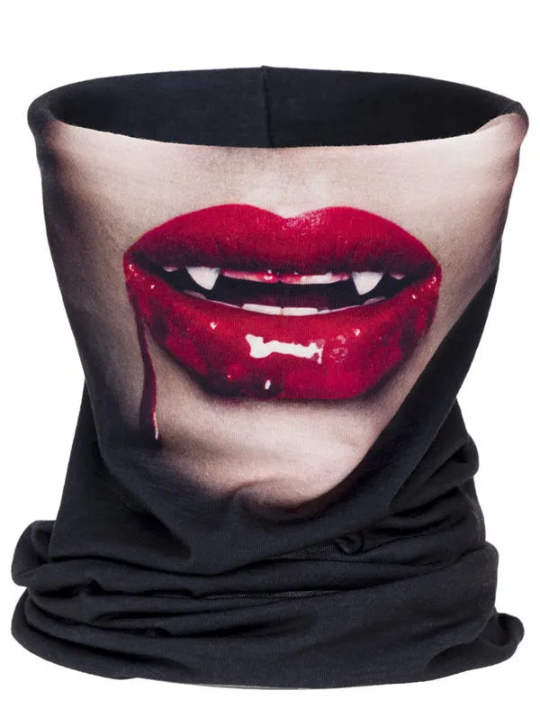 Vampiric Lips Motorcycle Face Mask