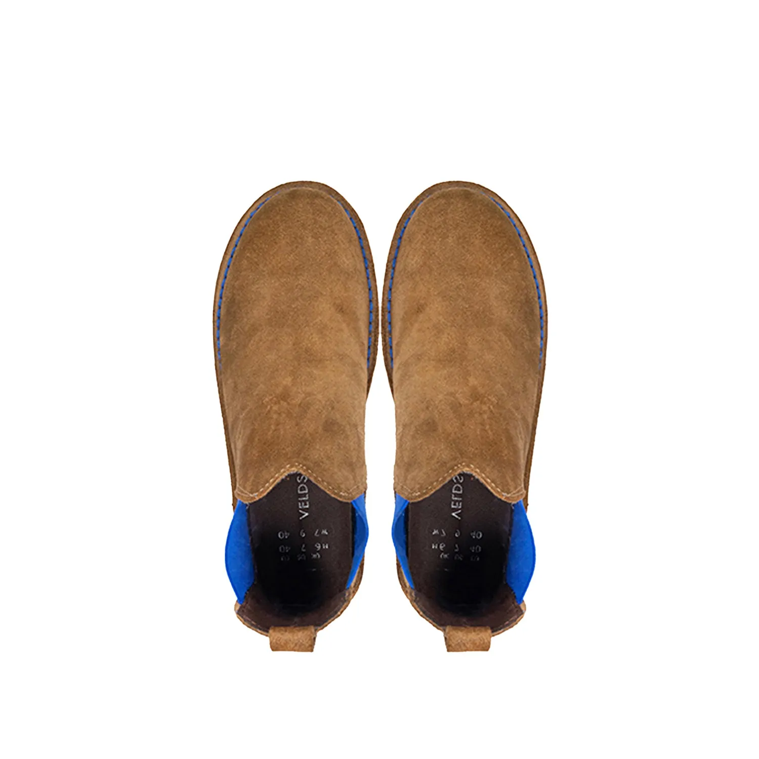 Veldskoen Chelsea Boot J-Bay Blue Sole - Shop Now