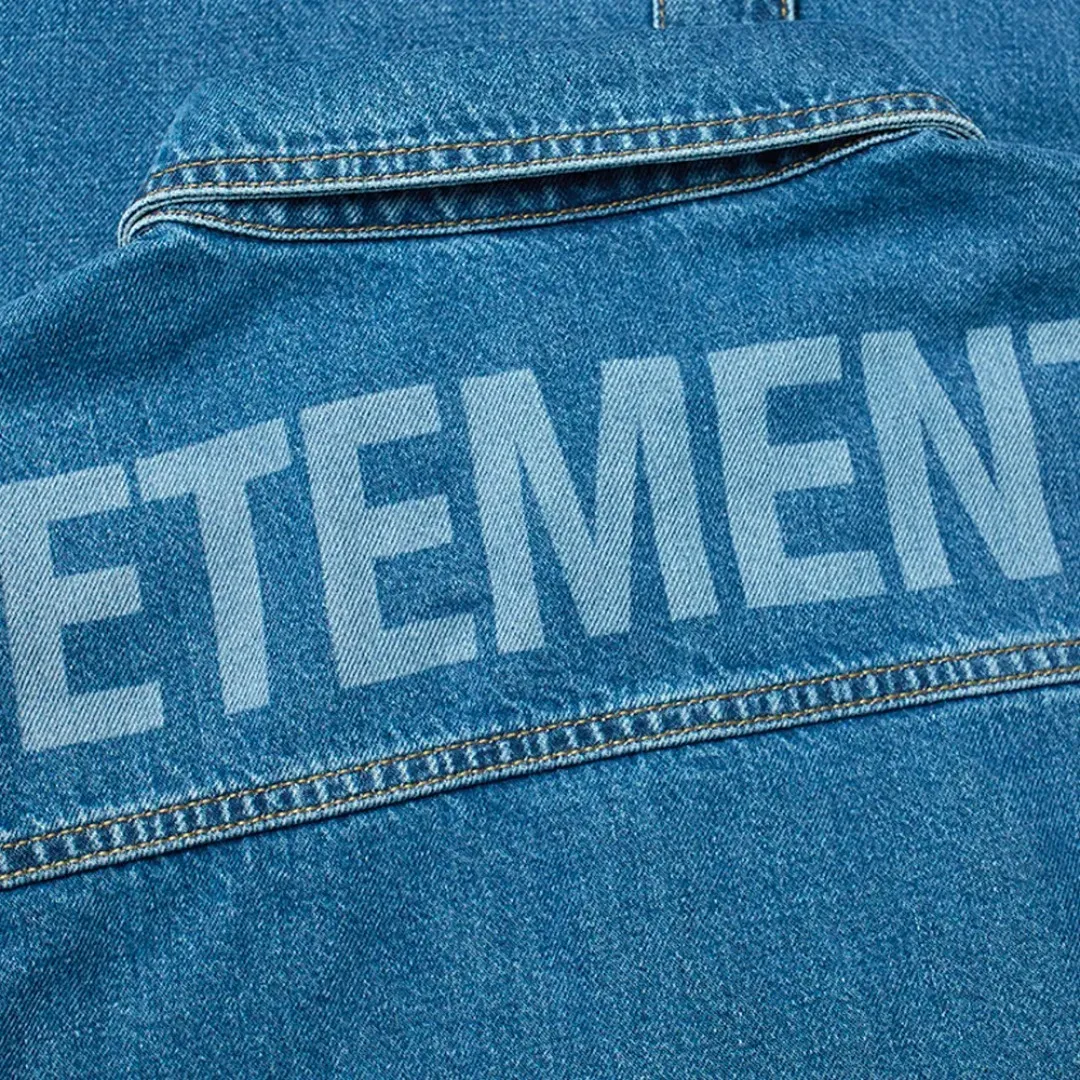 VETEMENTS  |Unisex Street Style Oversized Logo Shirts