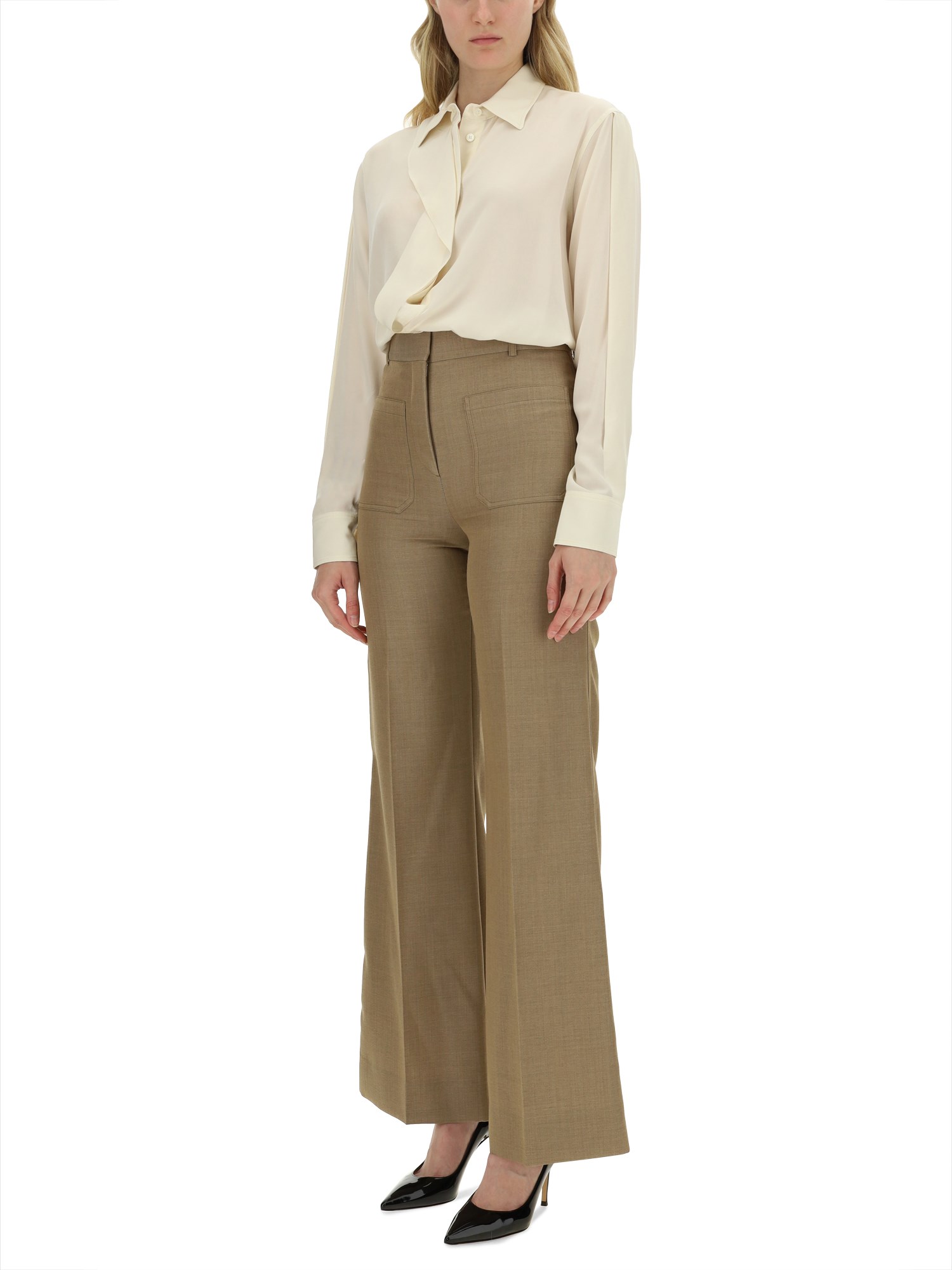 Victoria Beckham Wool Alina Pants