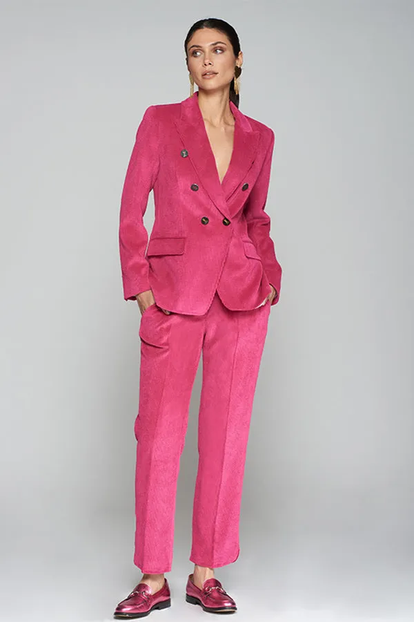 Vilagallo INGRID PINK CORDUROY BLAZER