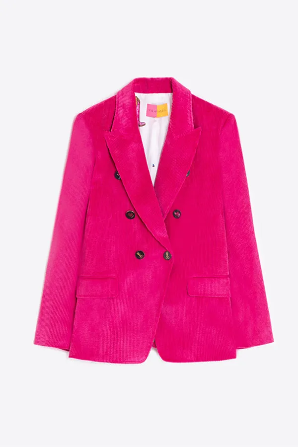 Vilagallo INGRID PINK CORDUROY BLAZER