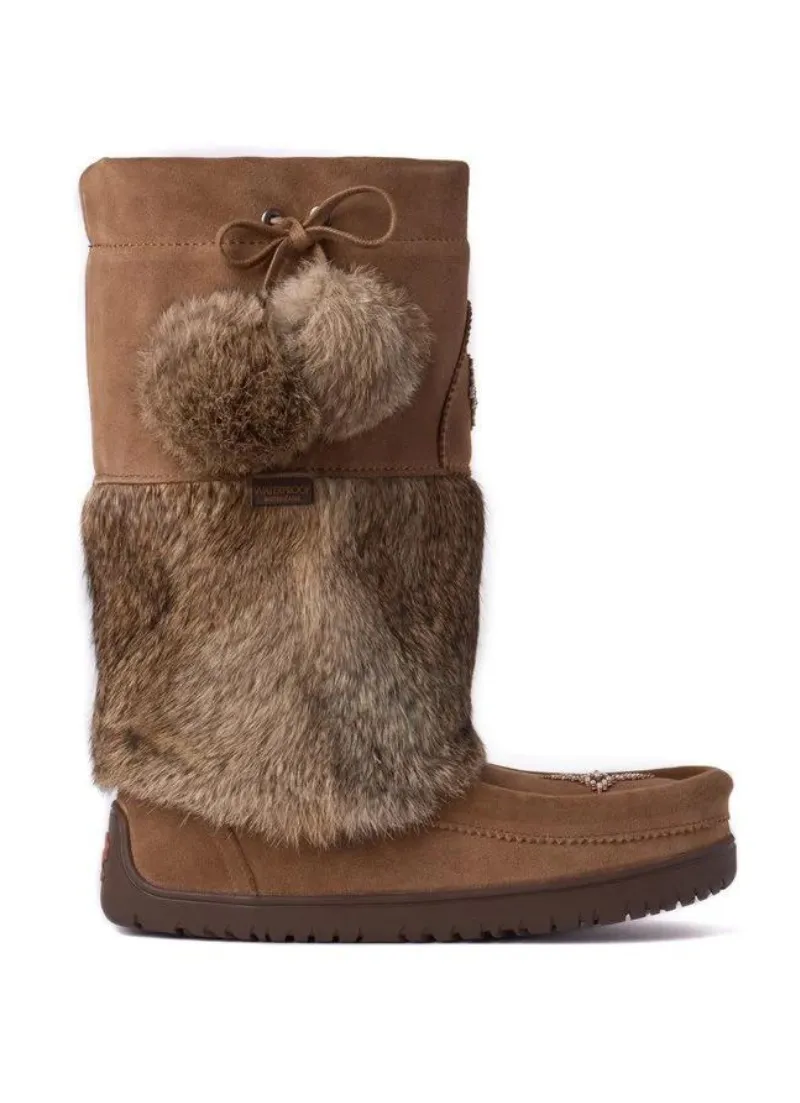 Waterproof Snowy Owl Suede