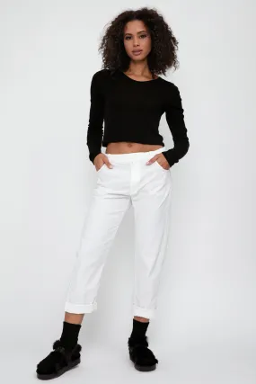 White Corduroy Pants | Cotton Trouser | Buy Online