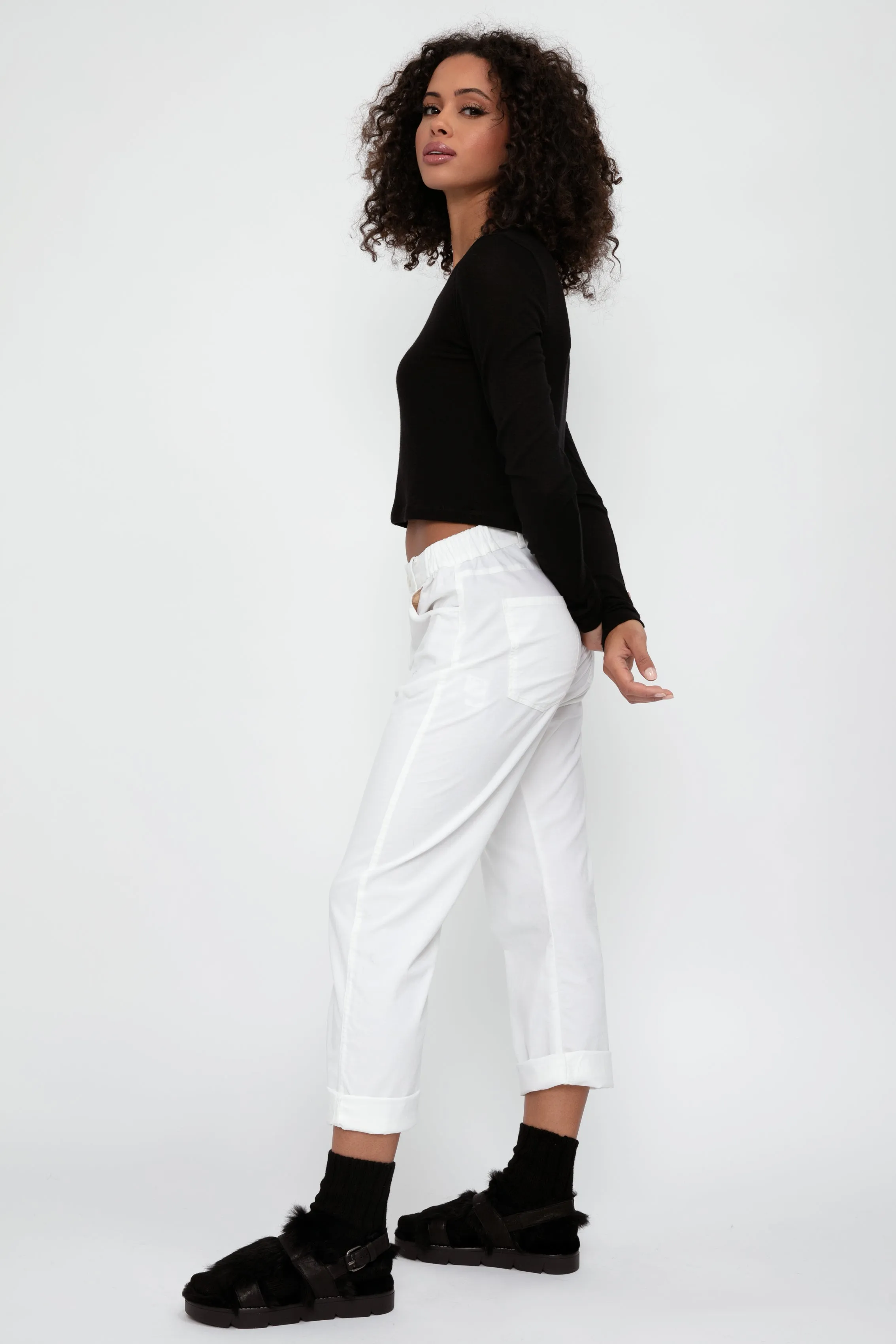 White Corduroy Pants | Cotton Trouser | Buy Online