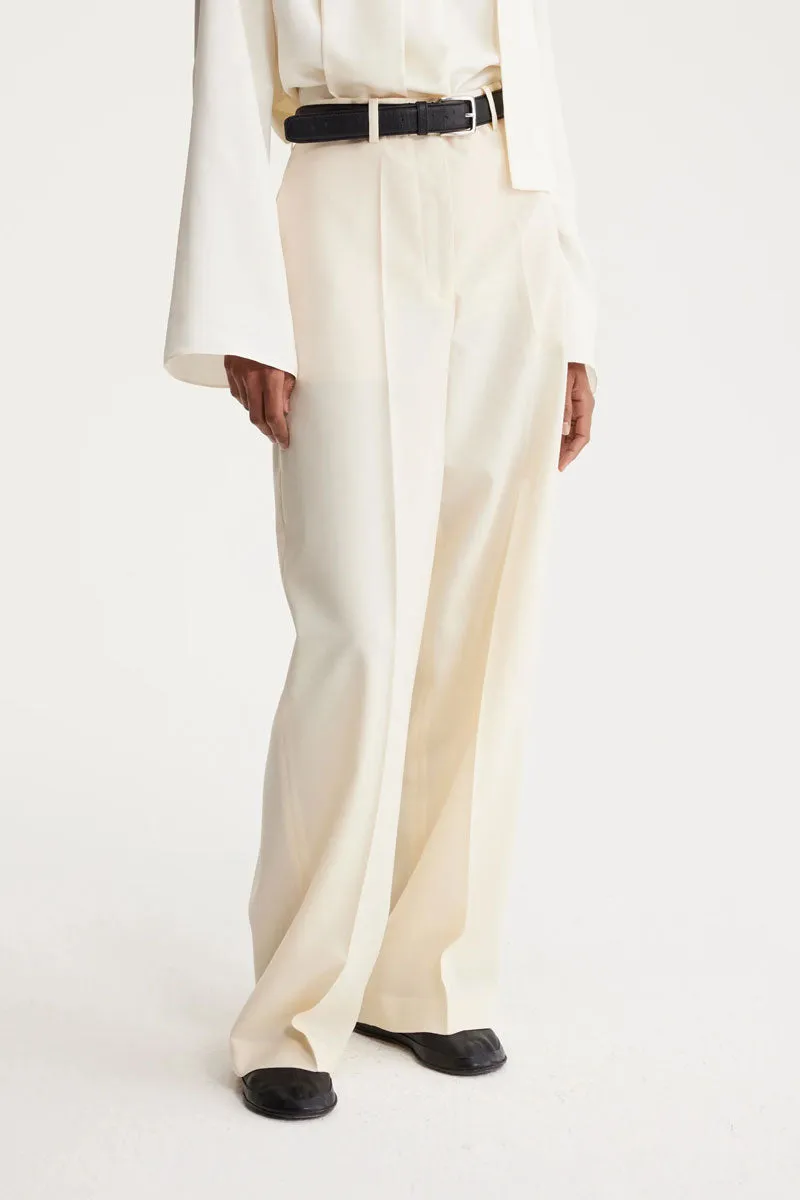 Wide Leg Pants - Ivory