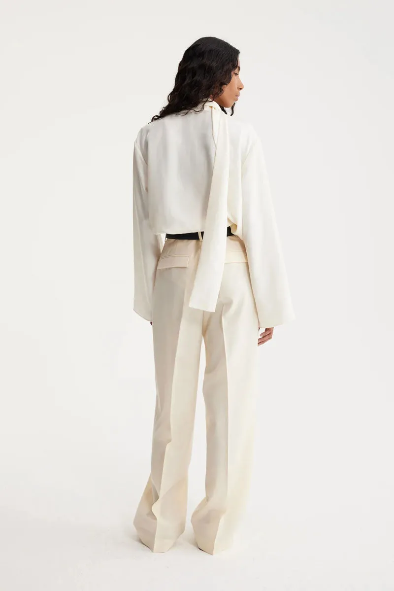 Wide Leg Pants - Ivory