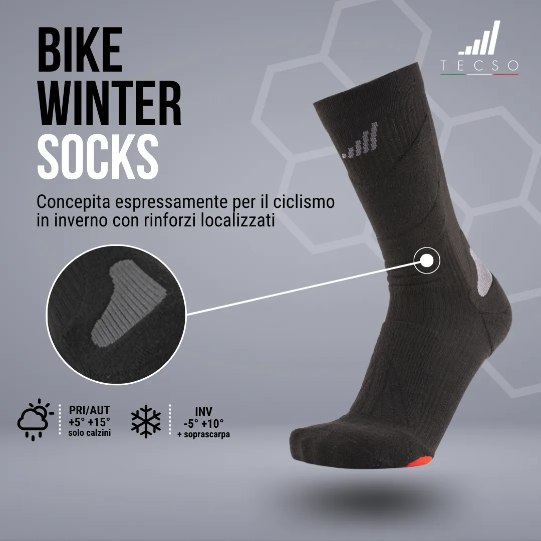 Winter cycling socks for bikes