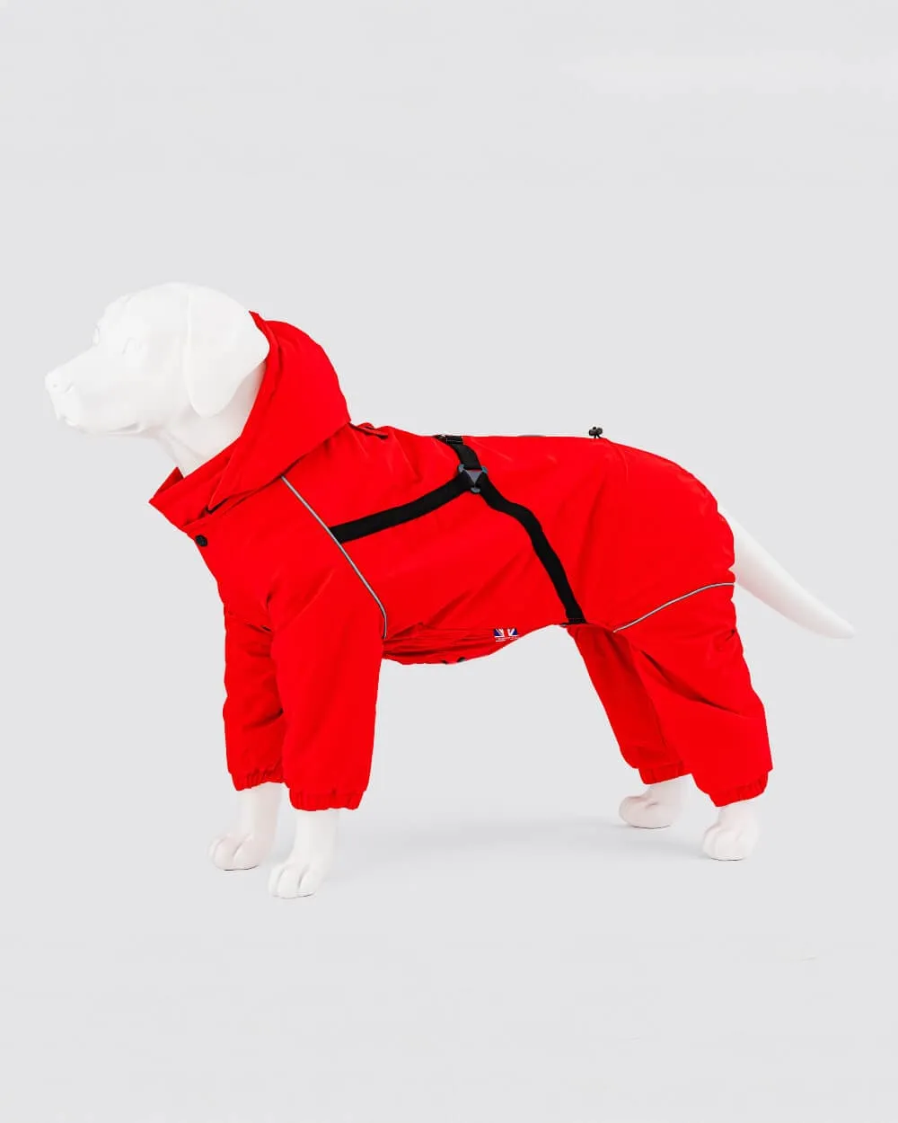 Winter Dog Snowsuit Red