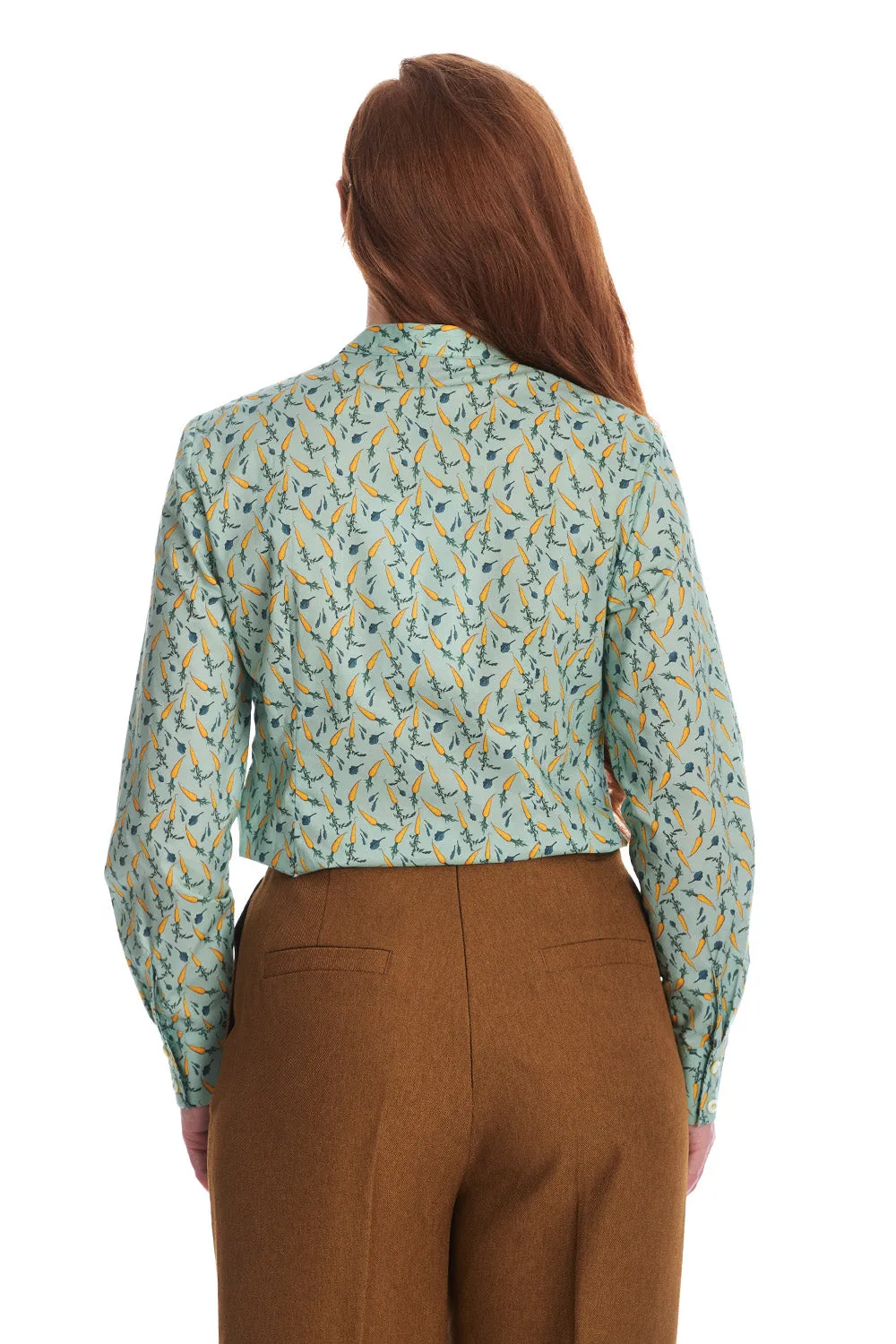 Winter Garden Blouse -> Floral Winter Blouse