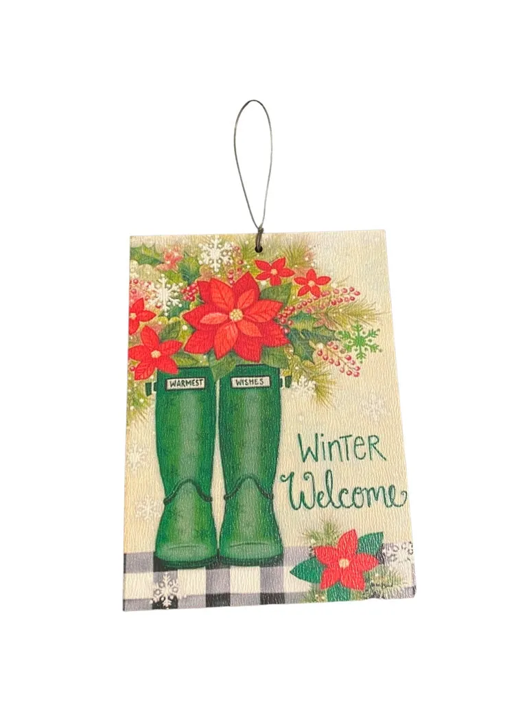 Winter Welcome Decoration