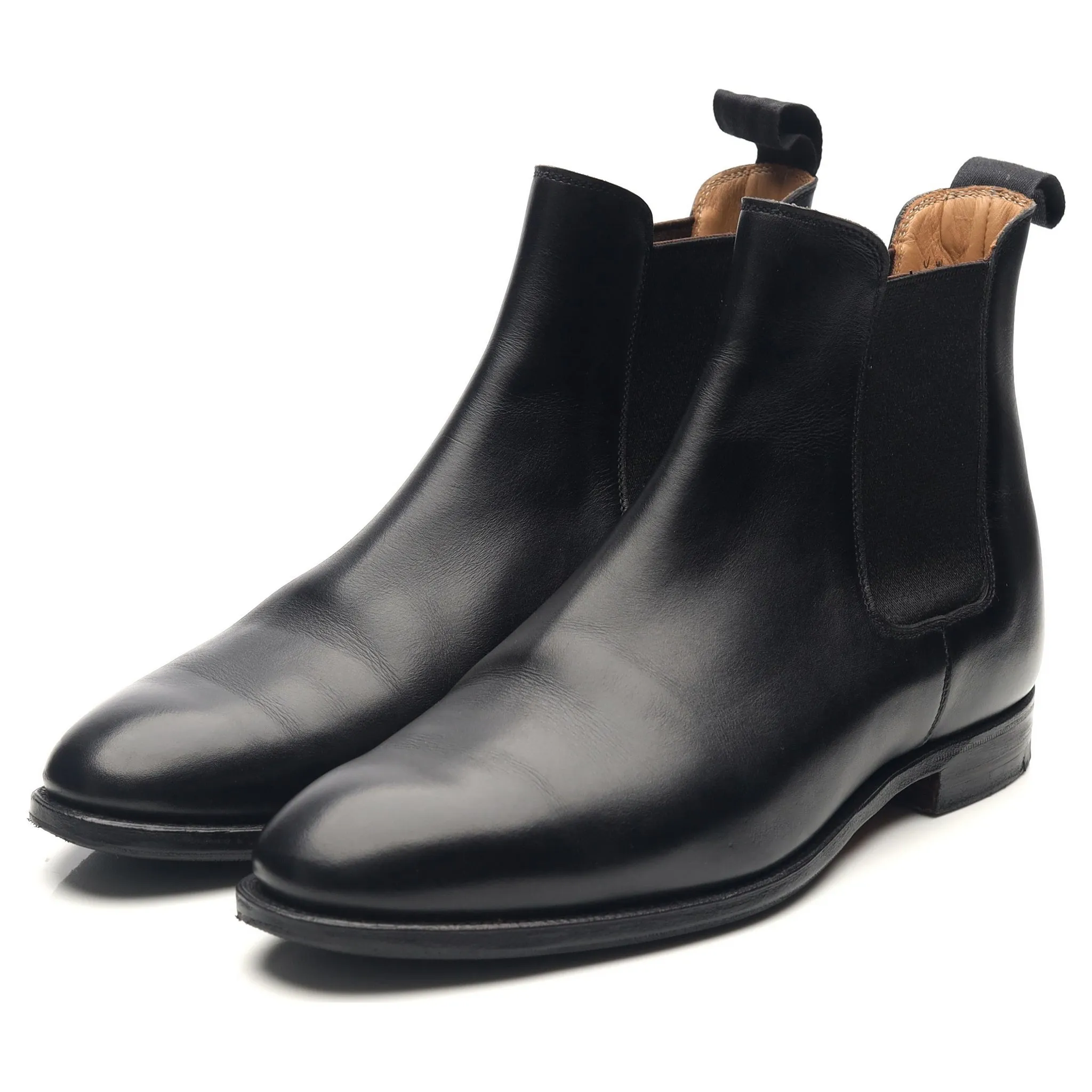 Women's 'Bonnie' Black Leather Chelsea Boots UK 5 C