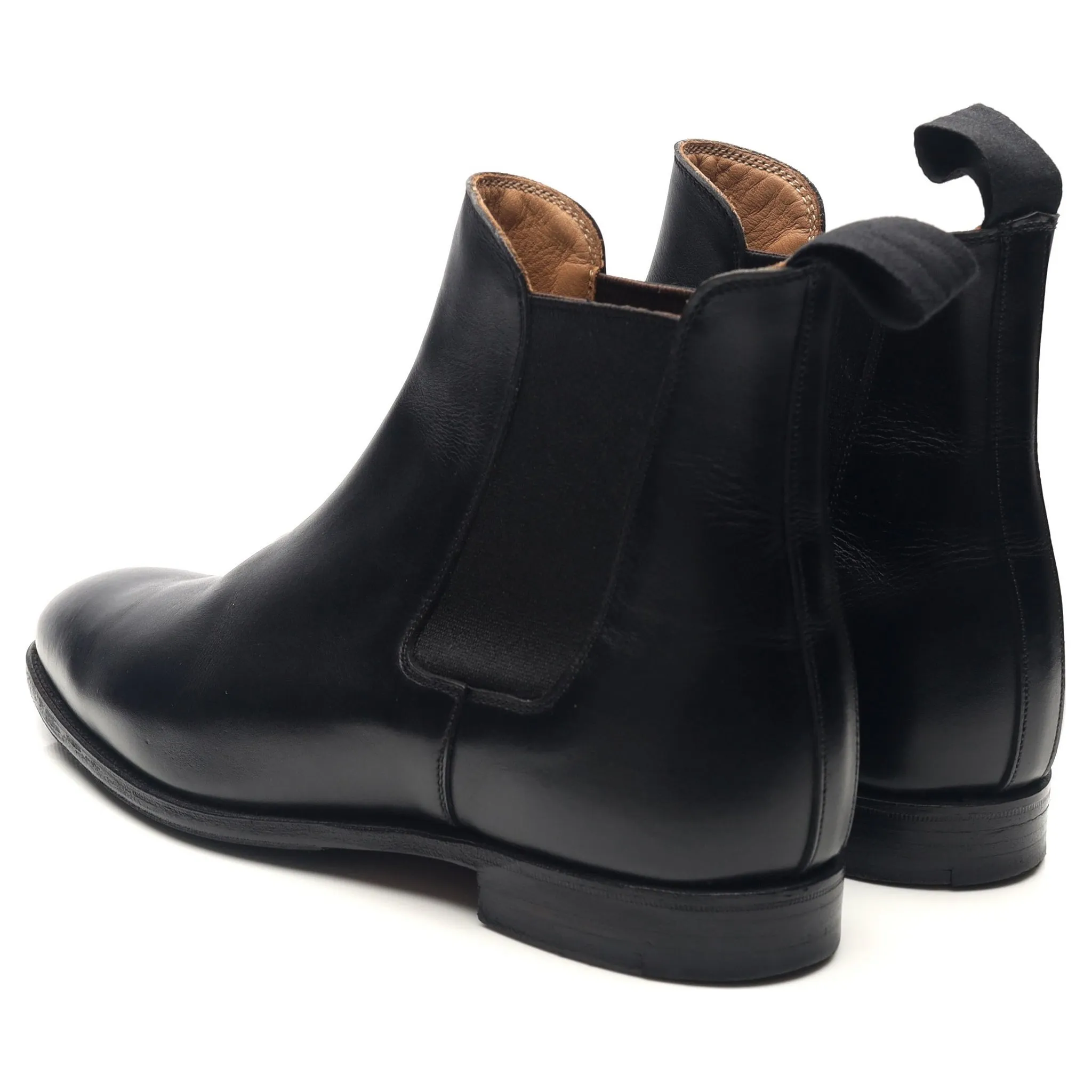 Women's 'Bonnie' Black Leather Chelsea Boots UK 5 C