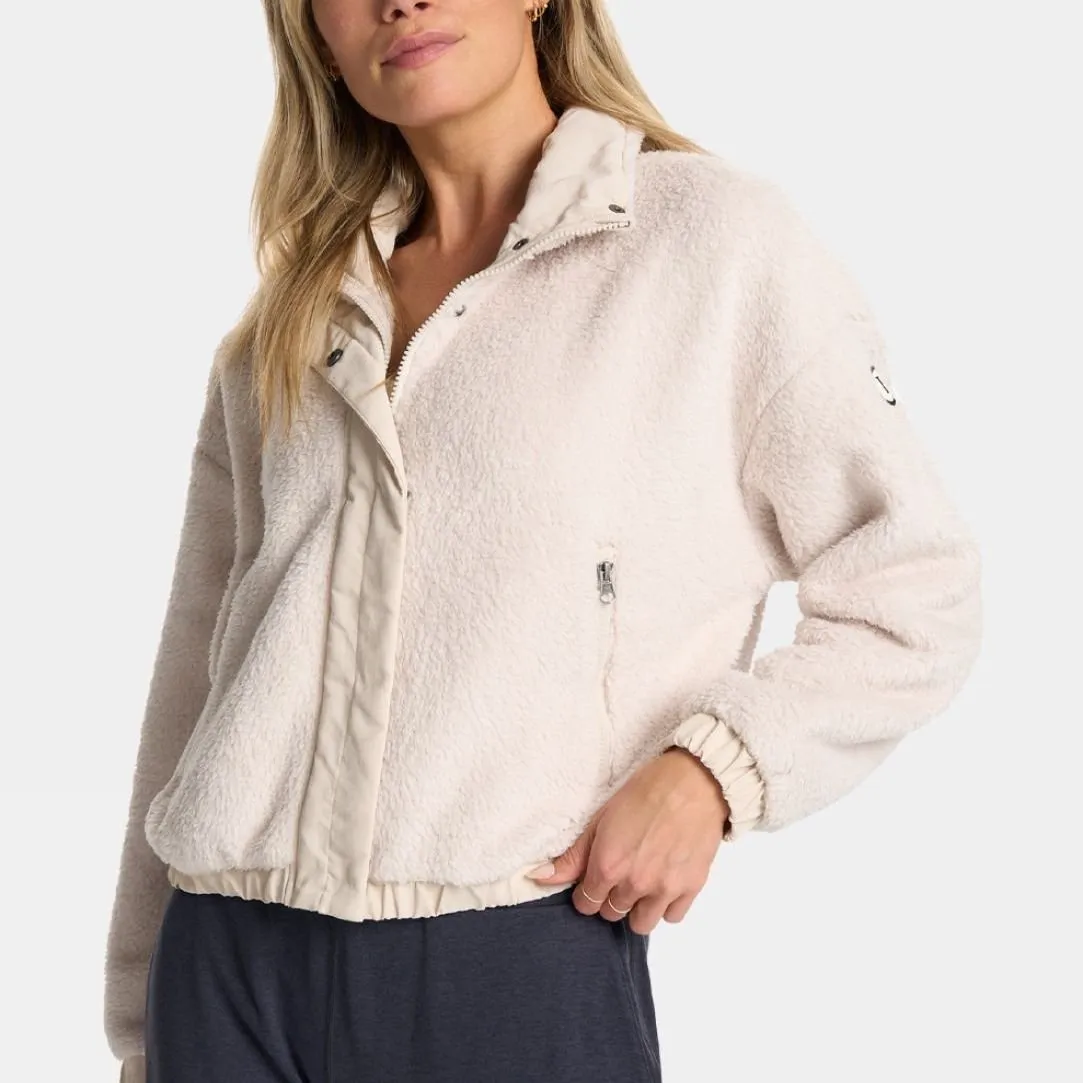 Womens Cozy Sherpa Fleece Jacket