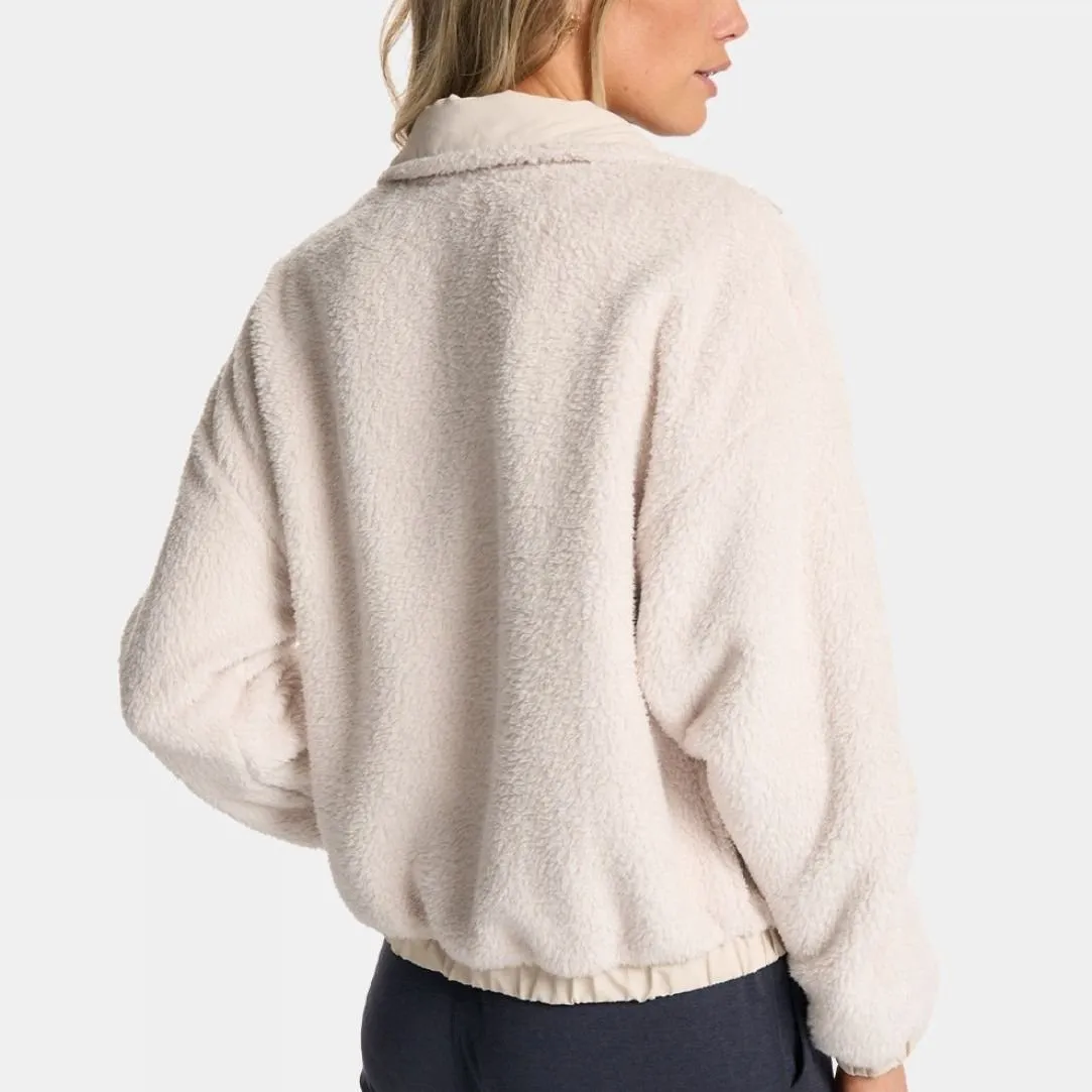 Womens Cozy Sherpa Fleece Jacket