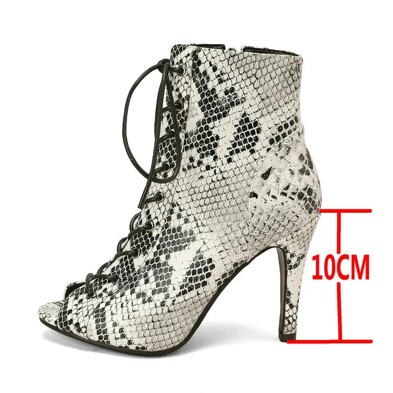 women's peep toe ankle boots