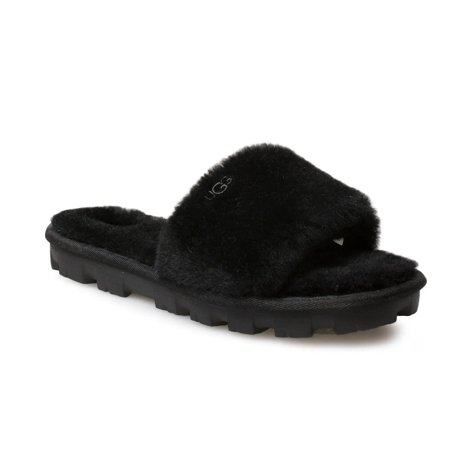 Women's UGG Cozette Black Slippers