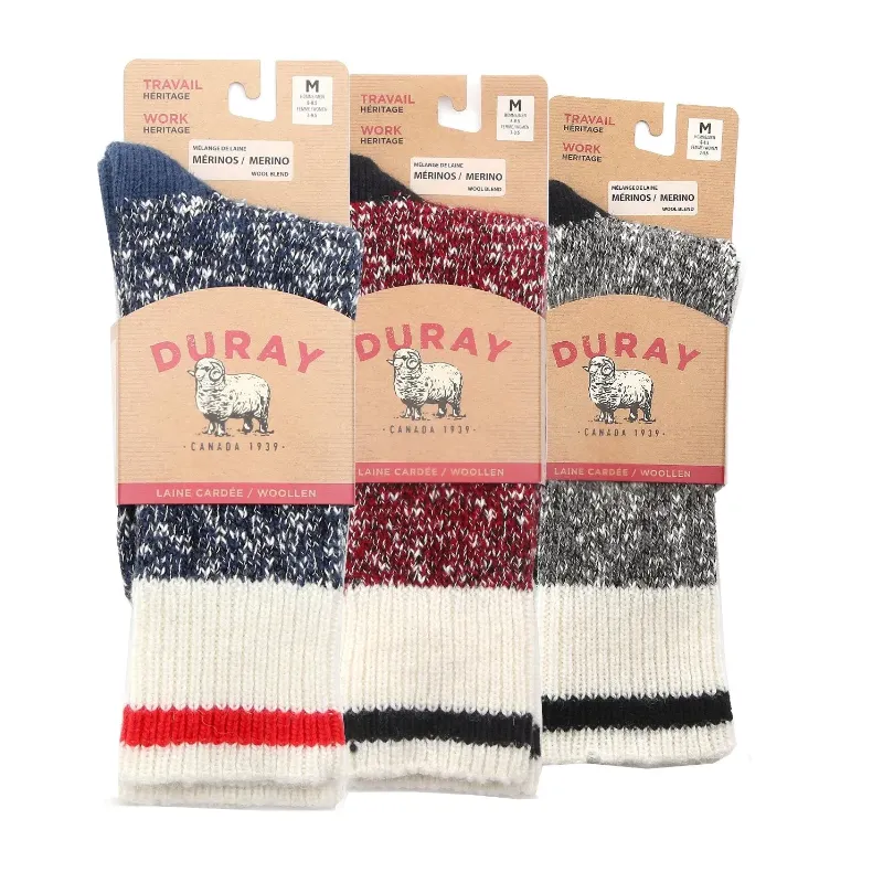 Wool work socks for women and men