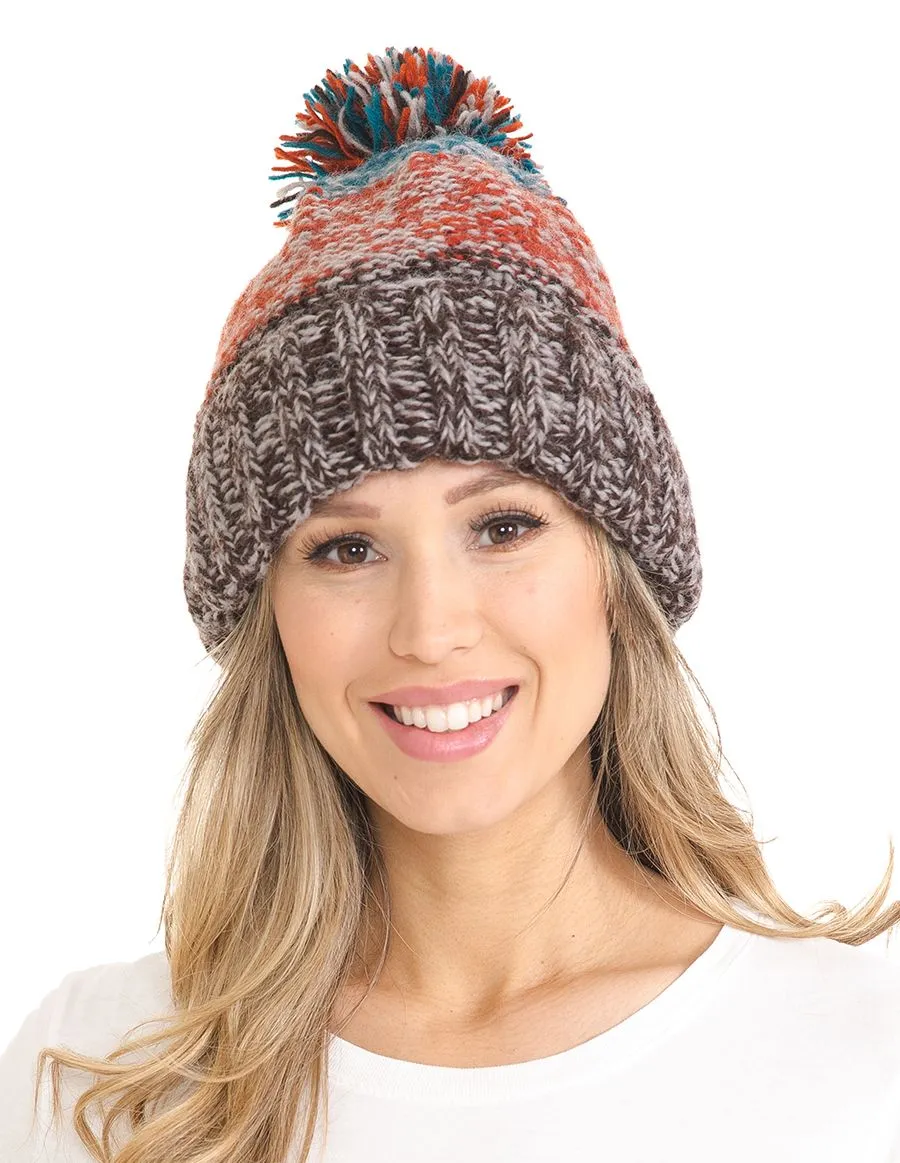 Woolen Beanie Hat - Melange