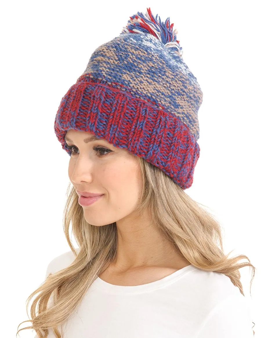 Woolen Beanie Hat - Melange