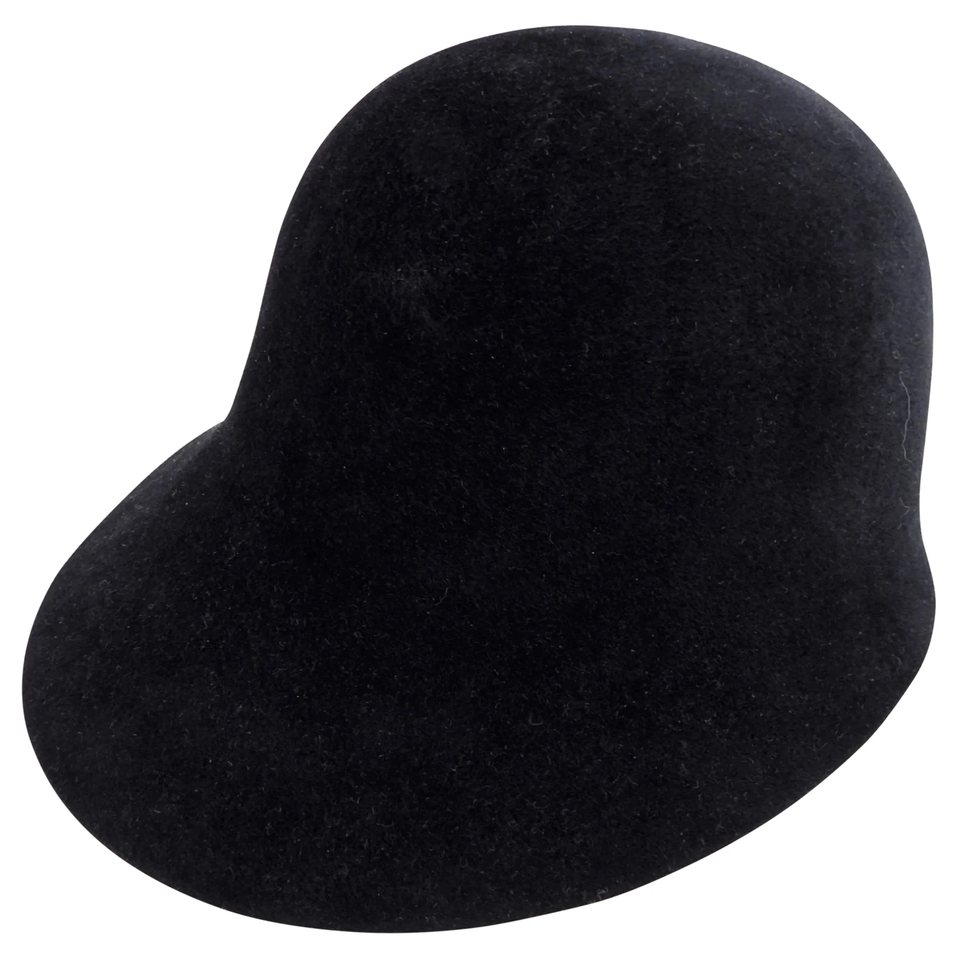 Yohji Yamamoto Vintage Black Hat, Felt Wool - Shop Now!